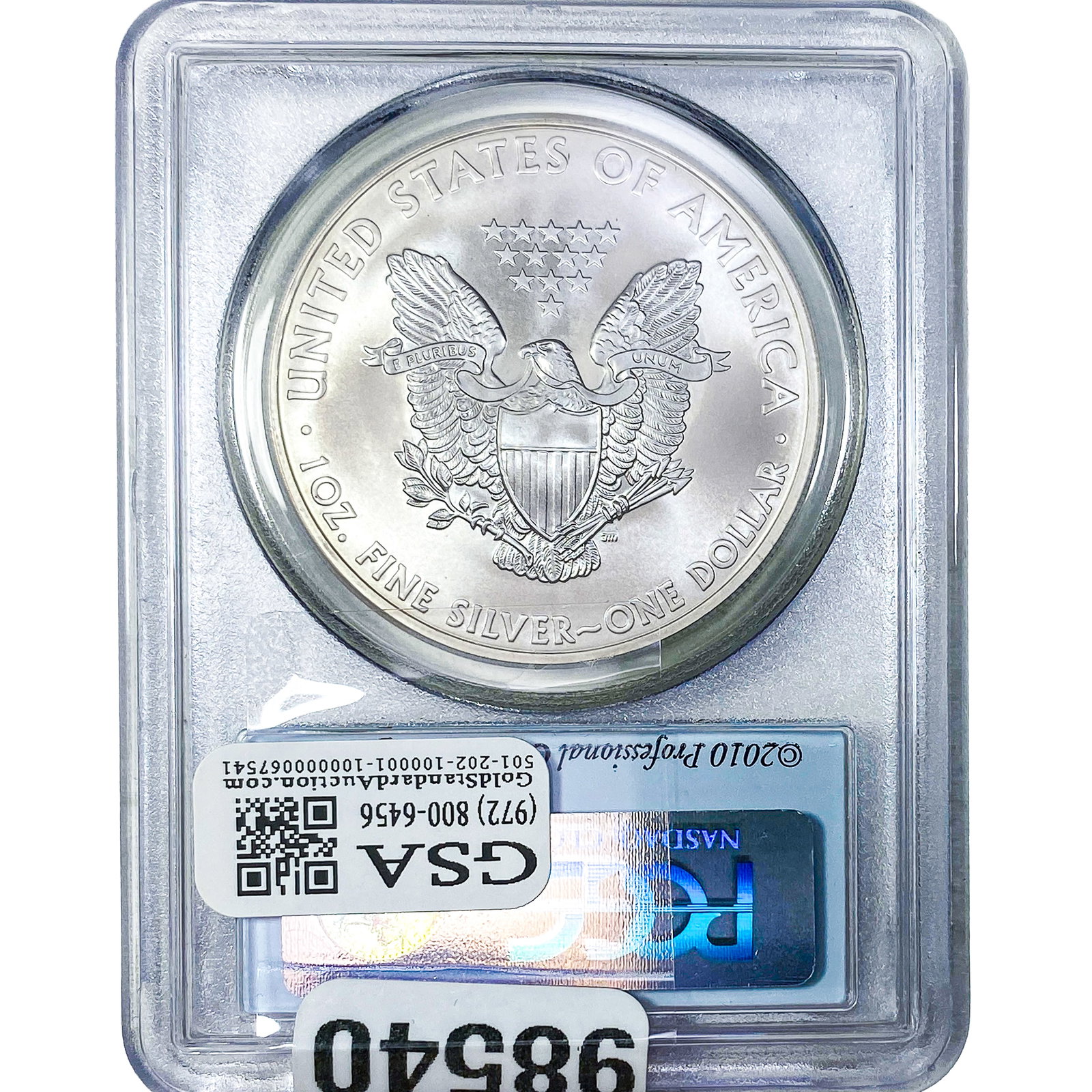 2010 Silver Eagle PCGS MS70 - 2