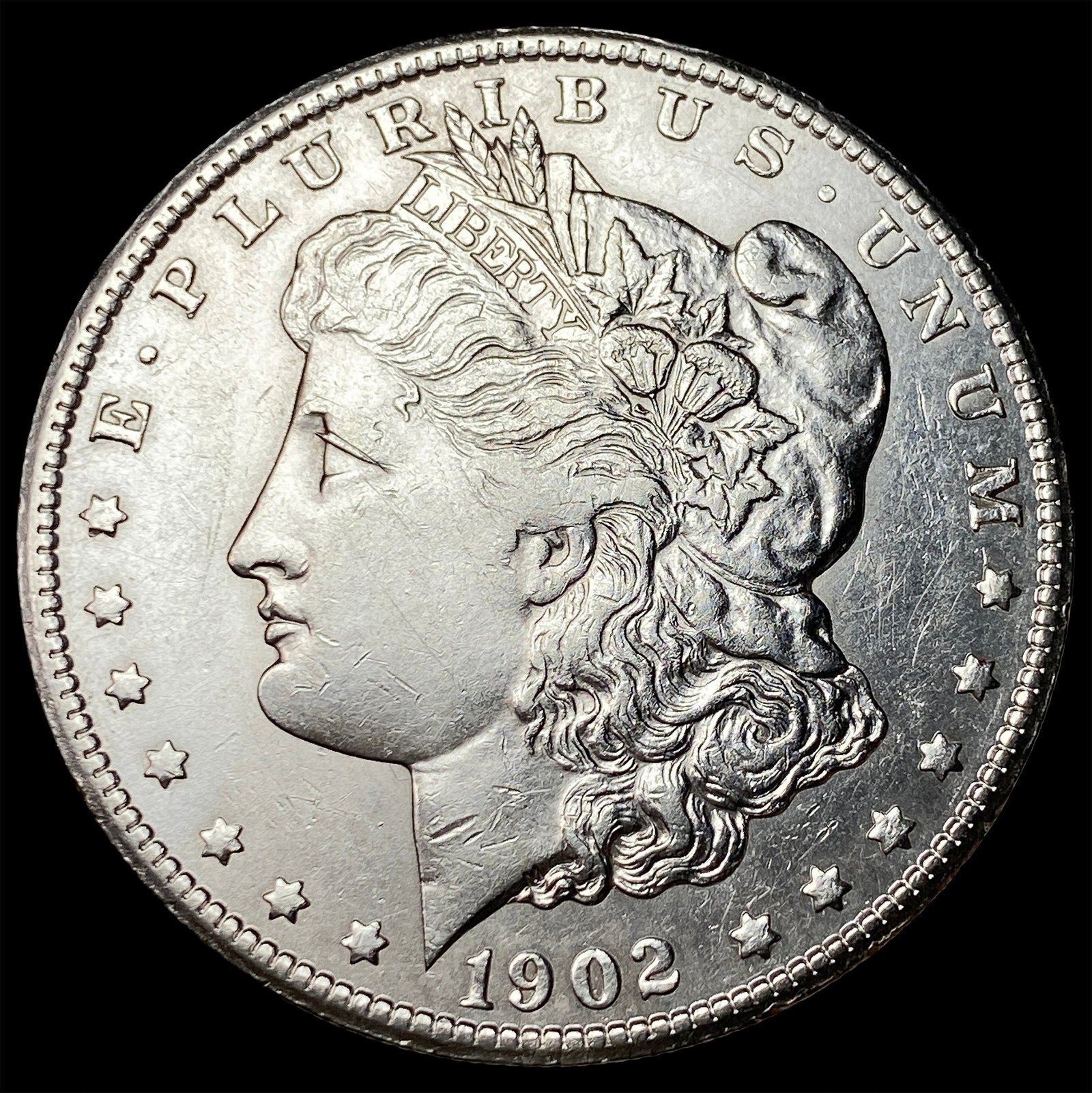 1902-S Silver Morgan Dollar CLOSELY UNCIRCULATED: 1902-S Silver Morgan Dollar CLOSELY UNCIRCULATED