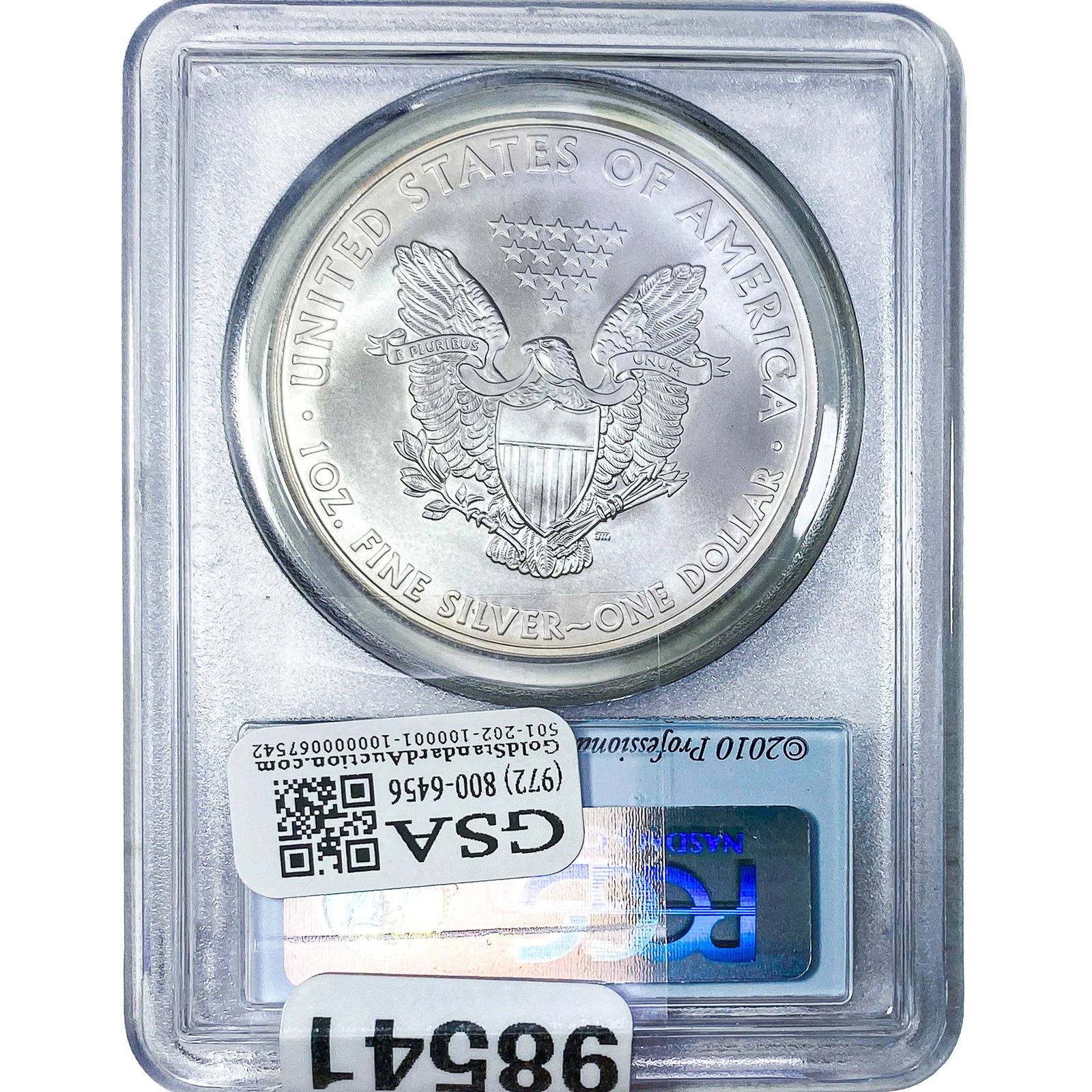 2010 Silver Eagle PCGS MS70 - 2