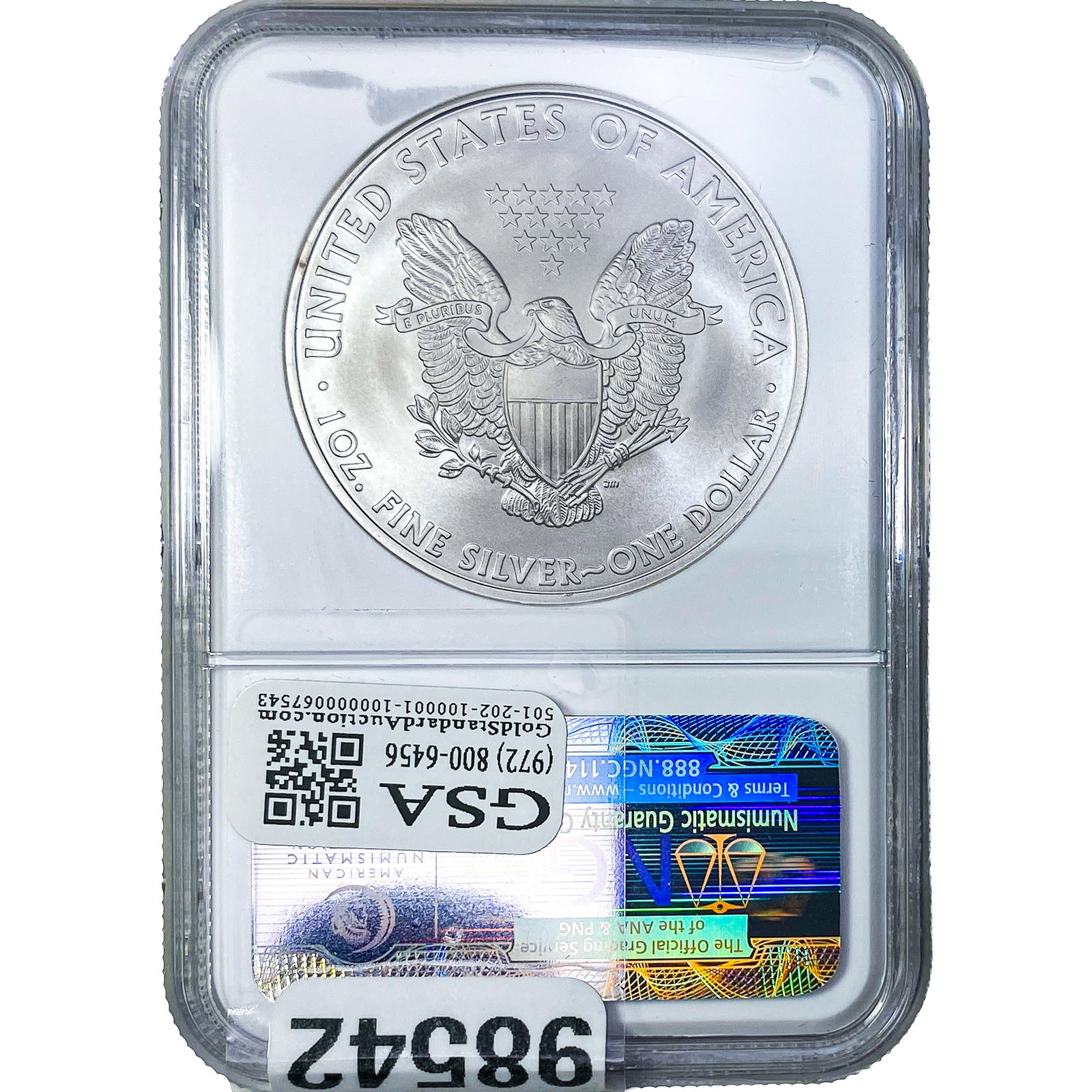 2010 Silver Eagle NGC MS70 - 2