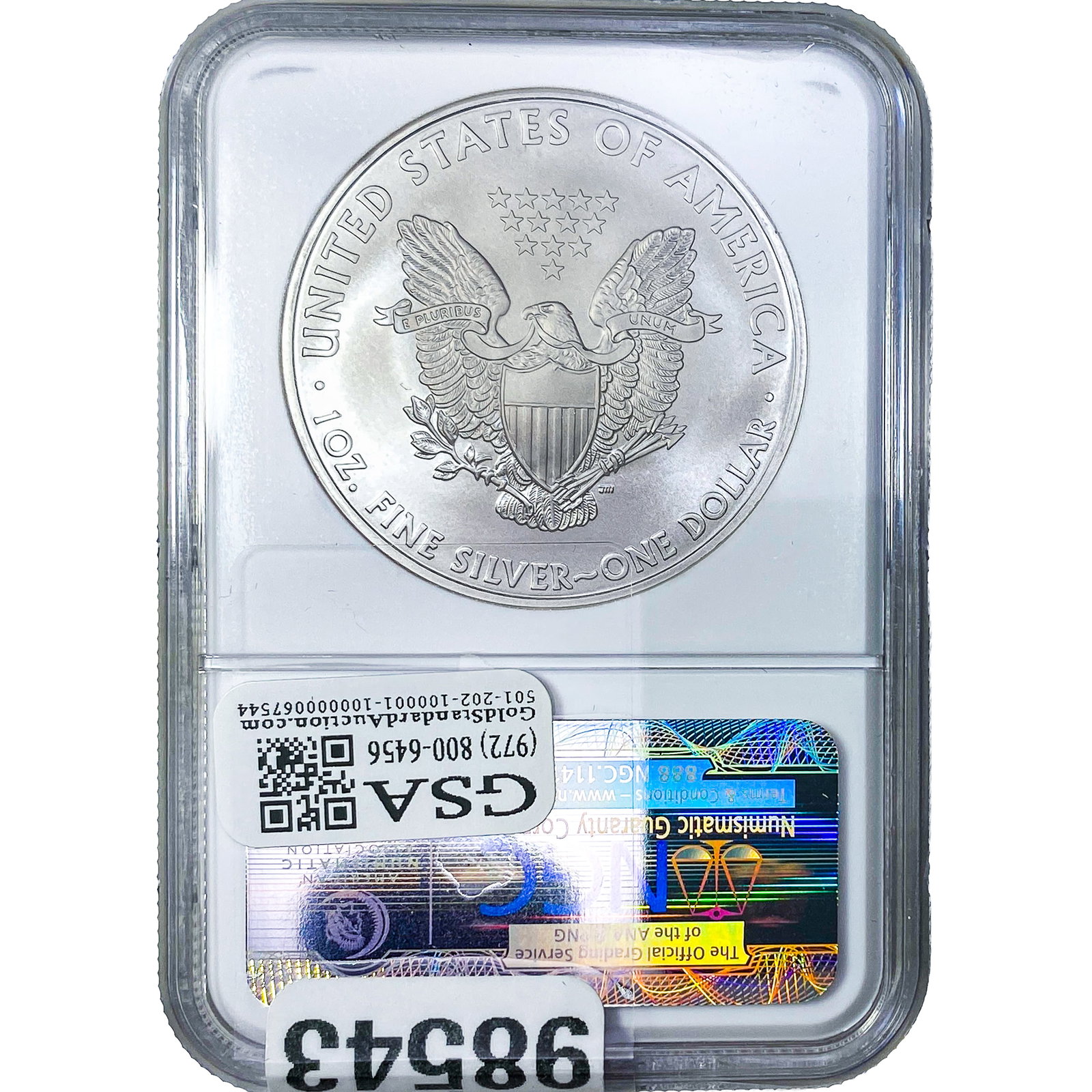 2010 Silver Eagle NGC MS70 - 2