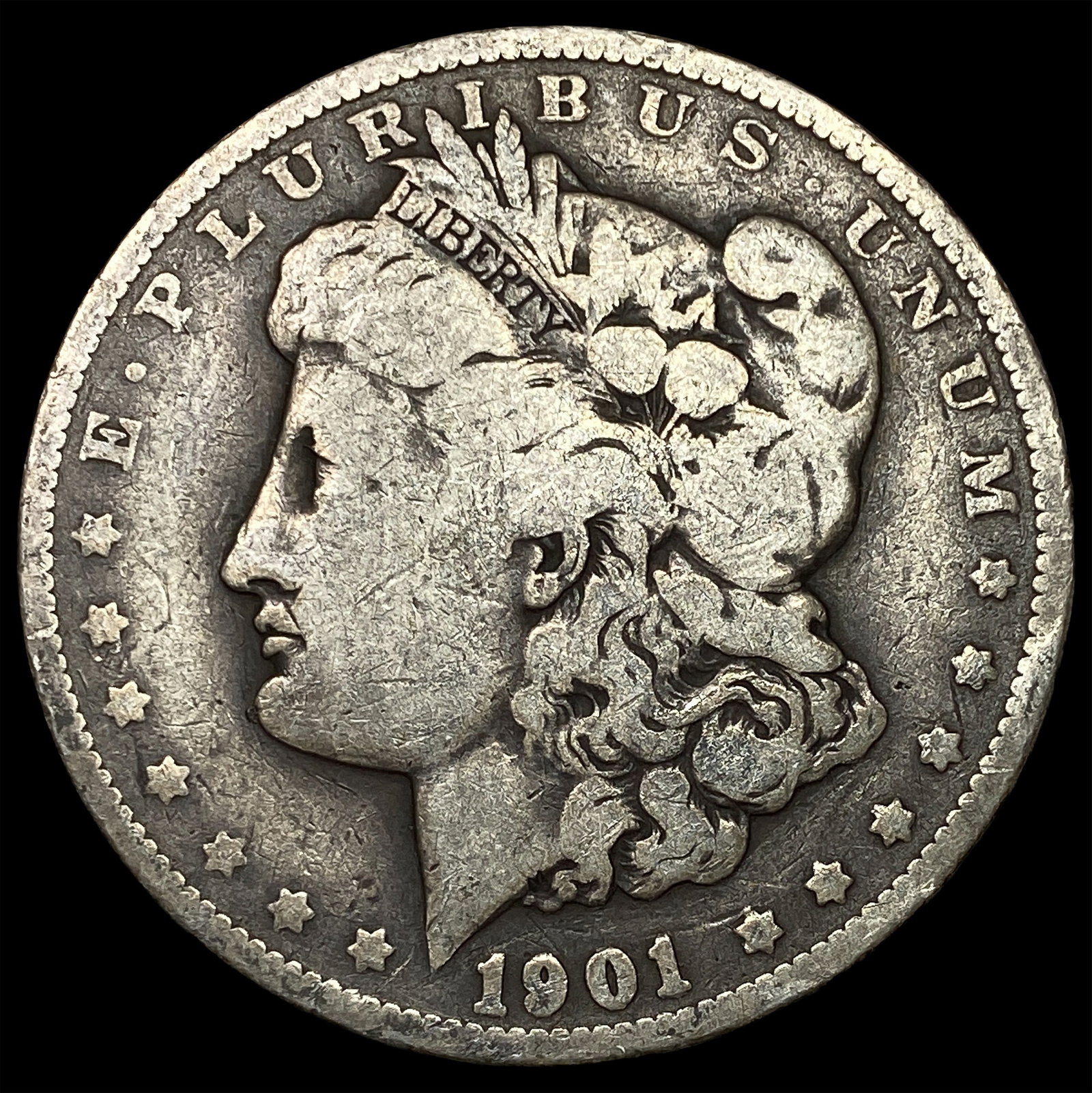 1901 Silver Morgan Dollar NICELY CIRCULATED: 1901 Silver Morgan Dollar NICELY CIRCULATED