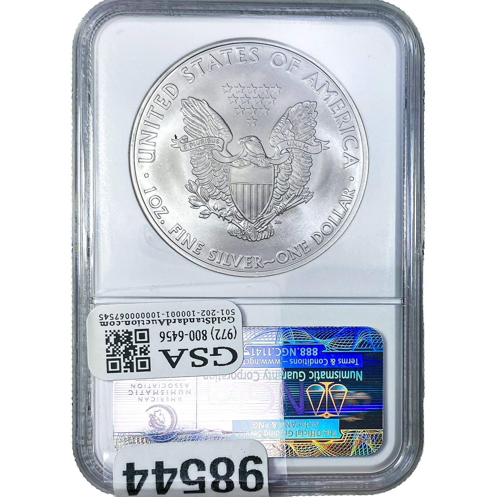 2010 Silver Eagle NGC MS70 - 2