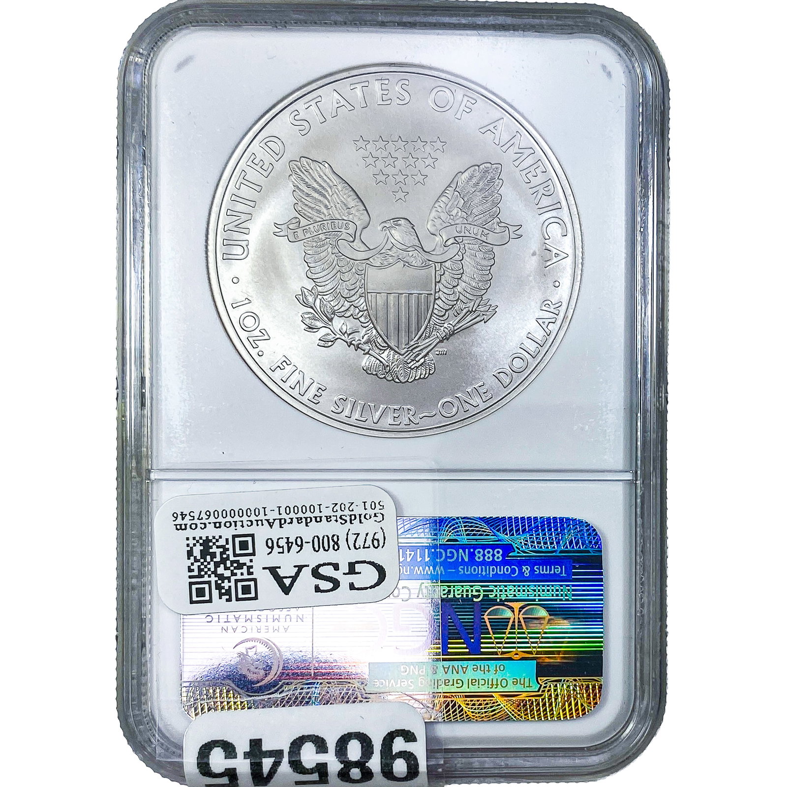 2010 Silver Eagle NGC MS70 - 2