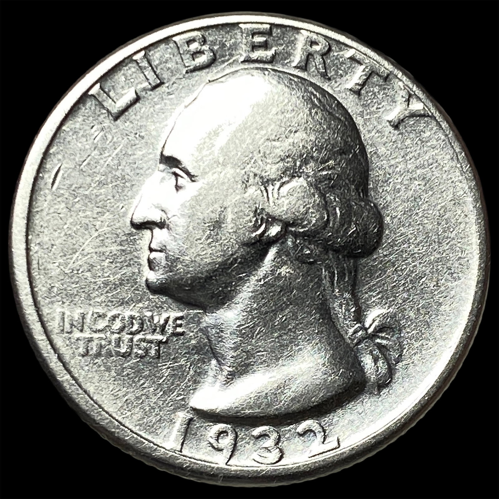 1932-D Silver Washington Quarter CLOSELY UNCIRCULATED: 1932-D Silver Washington Quarter CLOSELY UNCIRCULATED