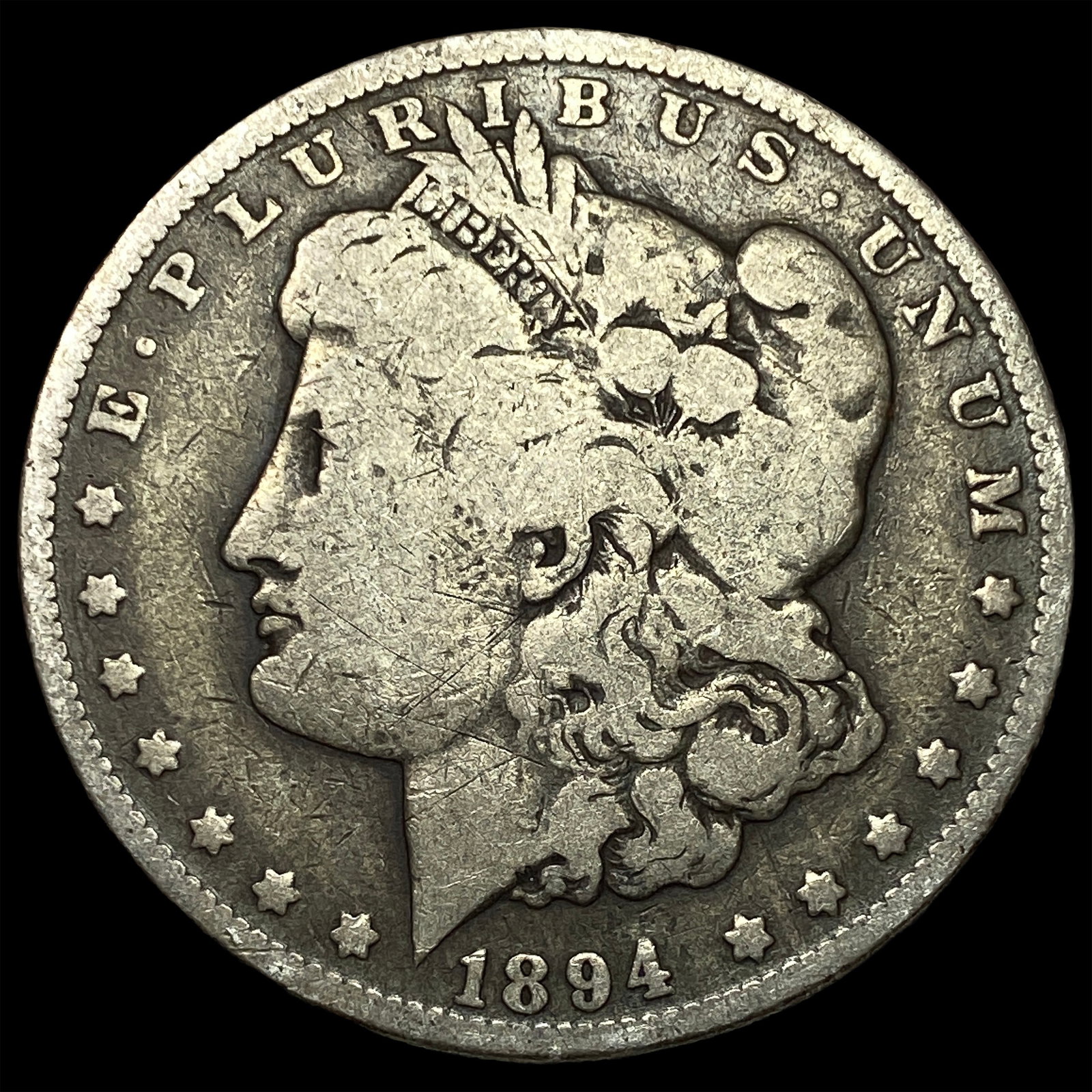 1894-O Silver Morgan Dollar NICELY CIRCULATED: 1894-O Silver Morgan Dollar NICELY CIRCULATED