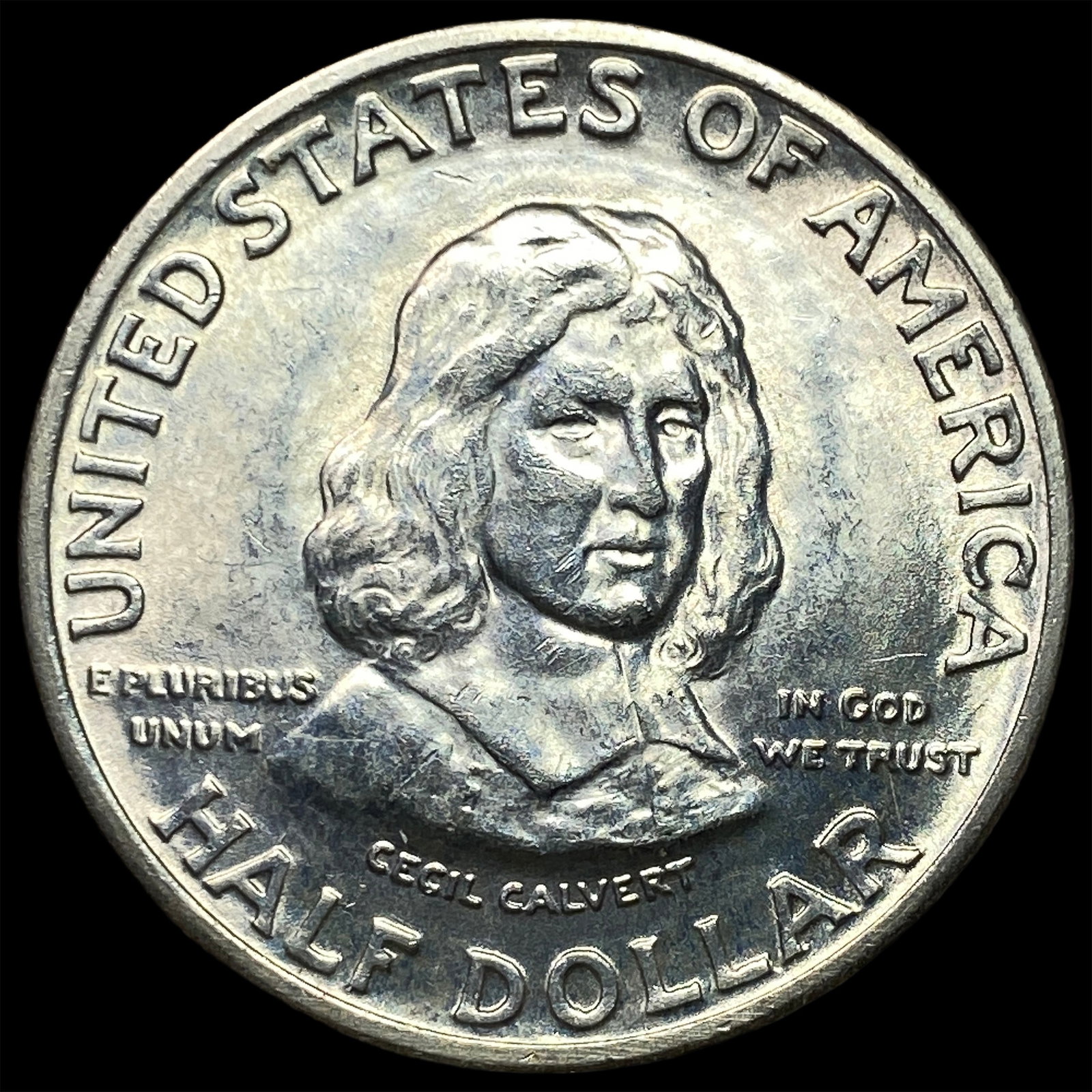 1934 Silver Maryland Half Dollar GEM BU: 1934 Silver Maryland Half Dollar GEM BU