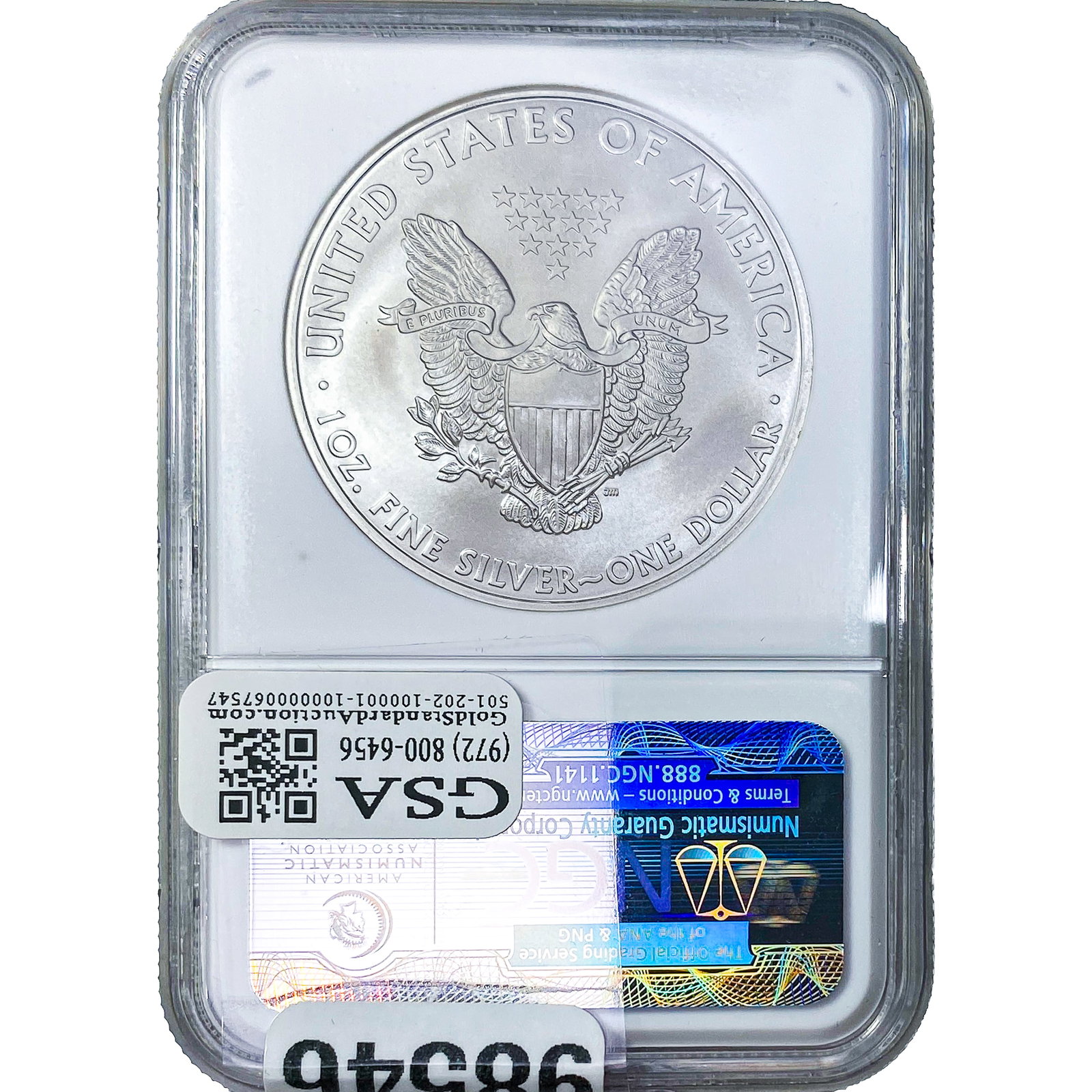 2010 Silver Eagle NGC MS70 - 2