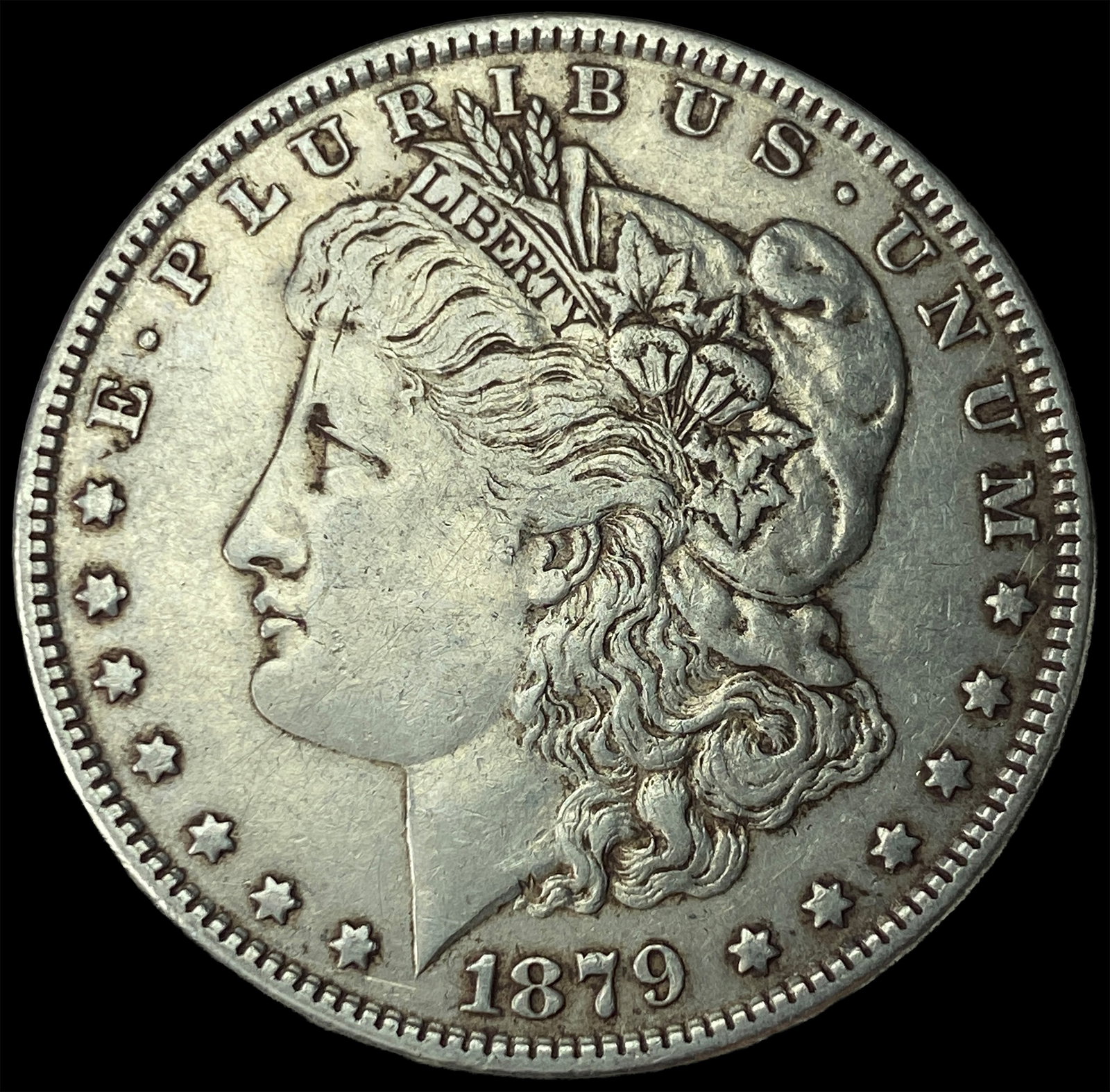 1879 Silver Morgan Dollar CLOSELY UNCIRCULATED: 1879 Silver Morgan Dollar CLOSELY UNCIRCULATED