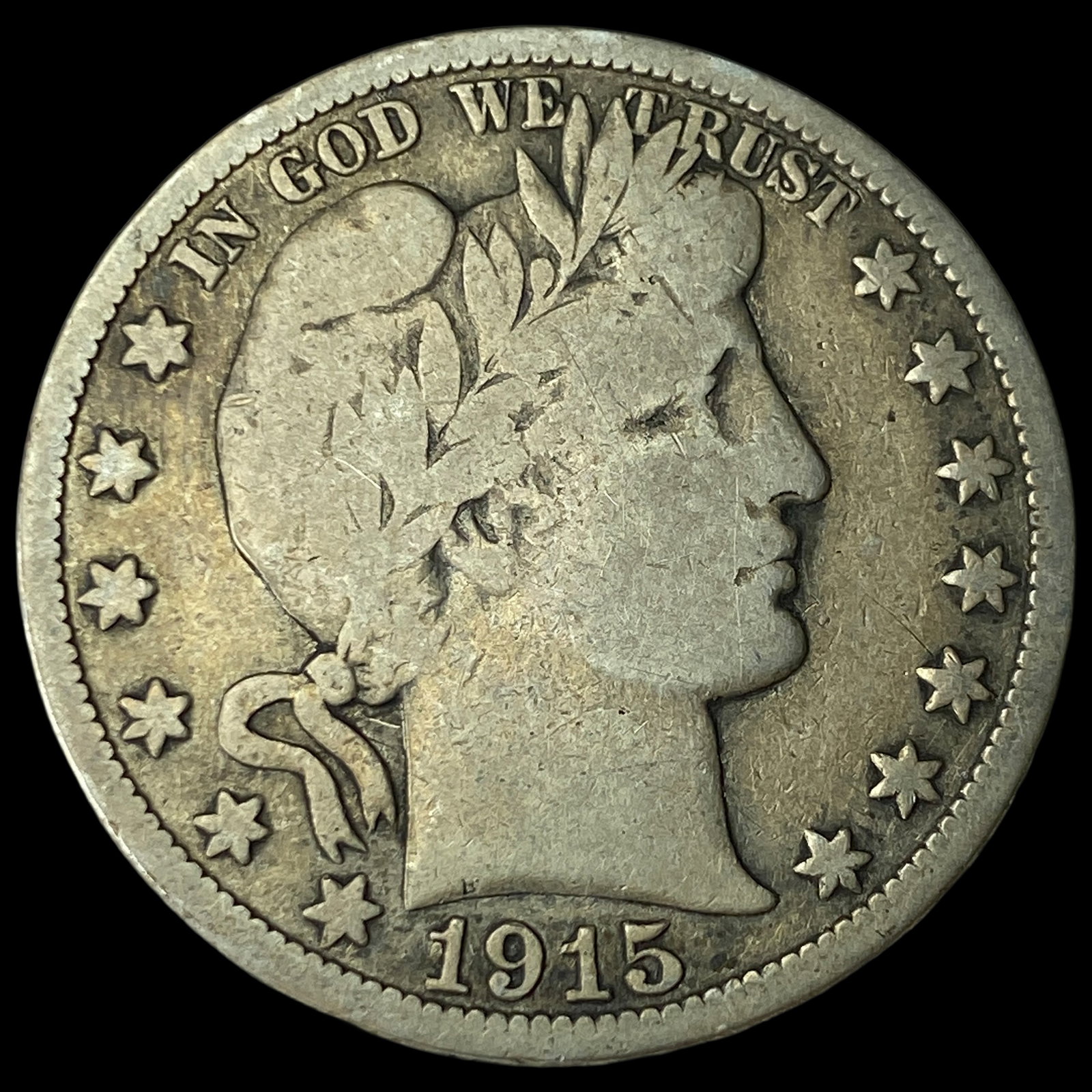 1915 Barber Half Dollar LIGHTLY CIRCULATED (1 of 2)