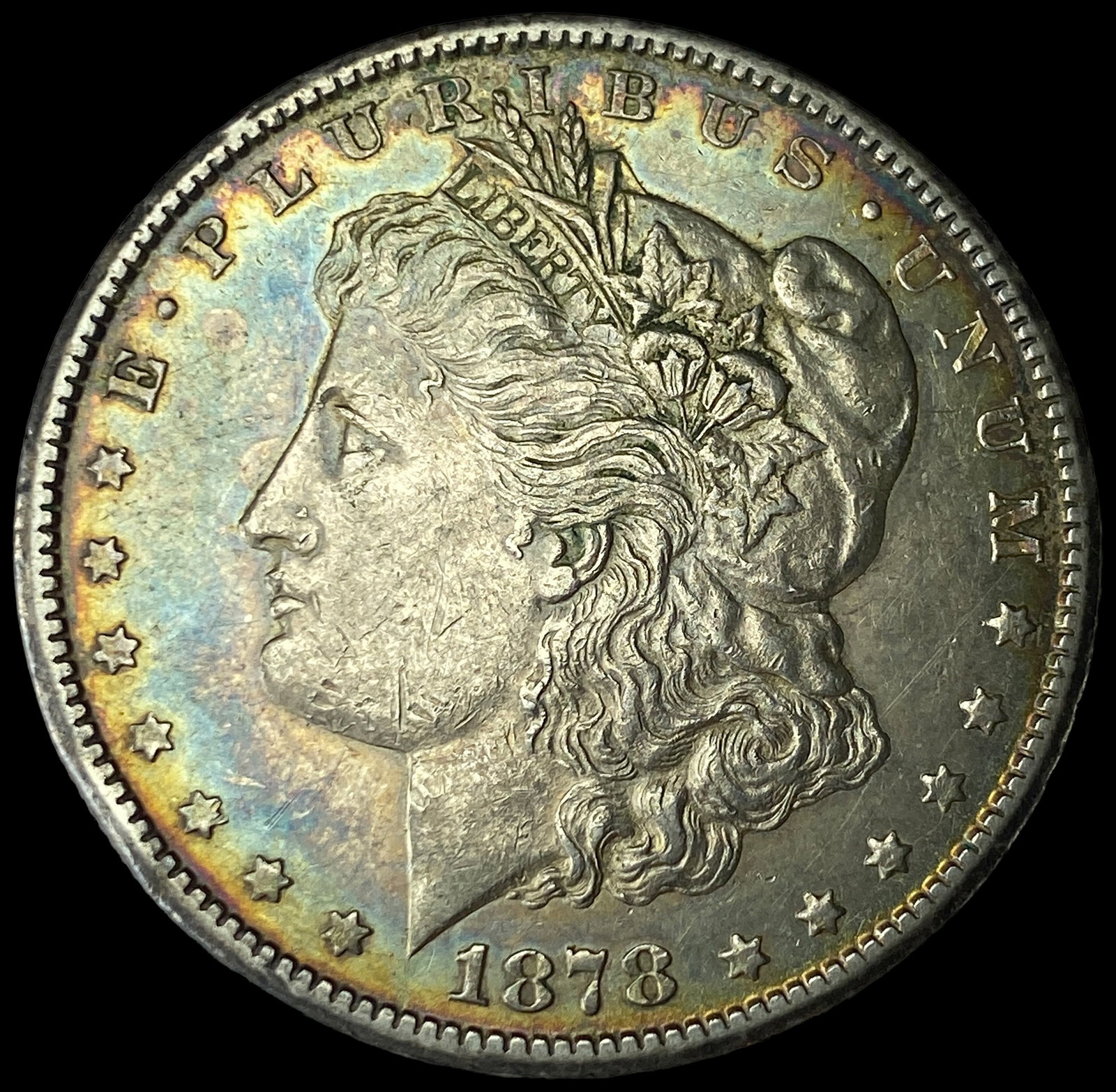 1878-CC Silver Morgan Dollar CHOICE AU: 1878-CC Silver Morgan Dollar CHOICE AU