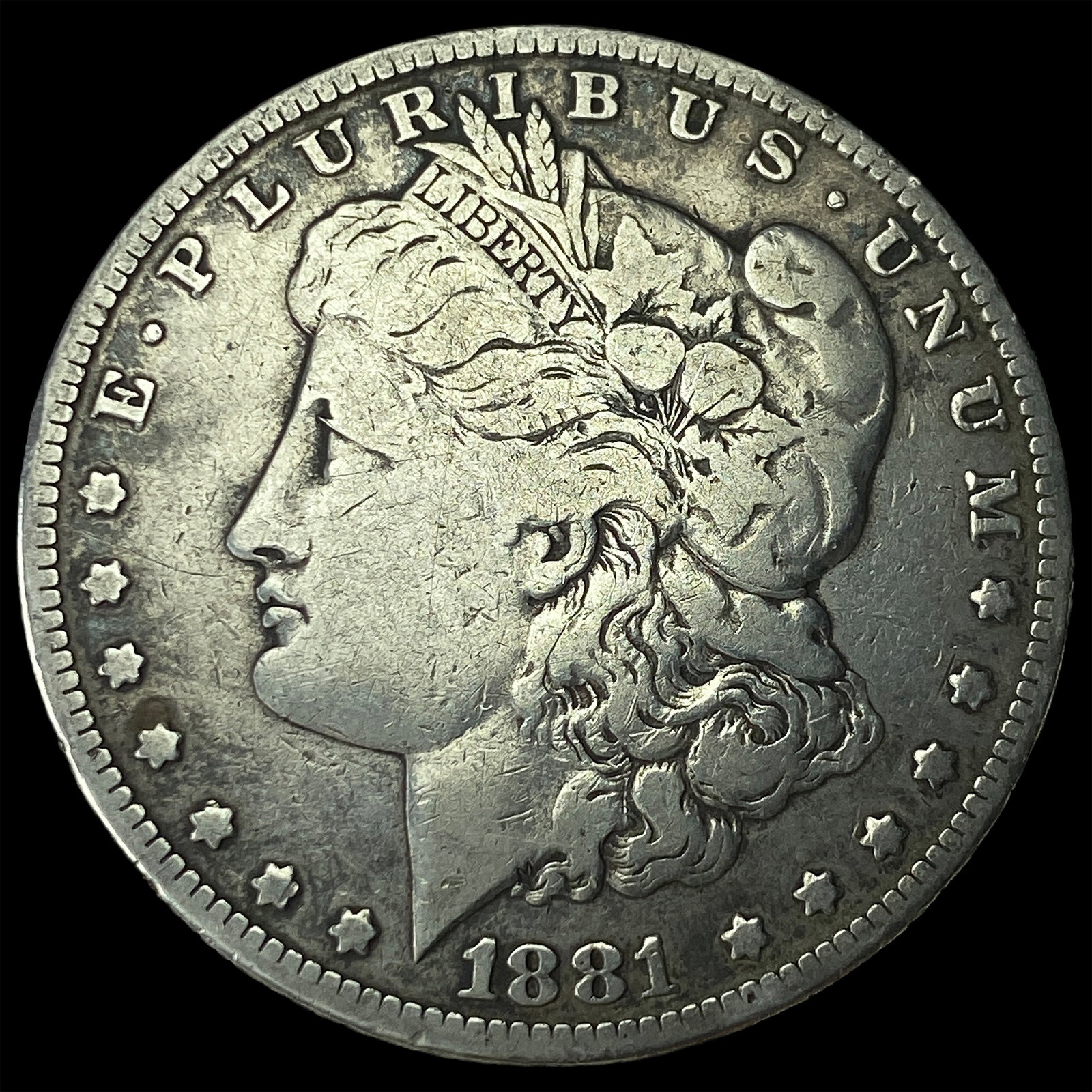 1881 Morgan Silver Dollar NEARLY UNCIRCULATED: 1881 Morgan Silver Dollar NEARLY UNCIRCULATED