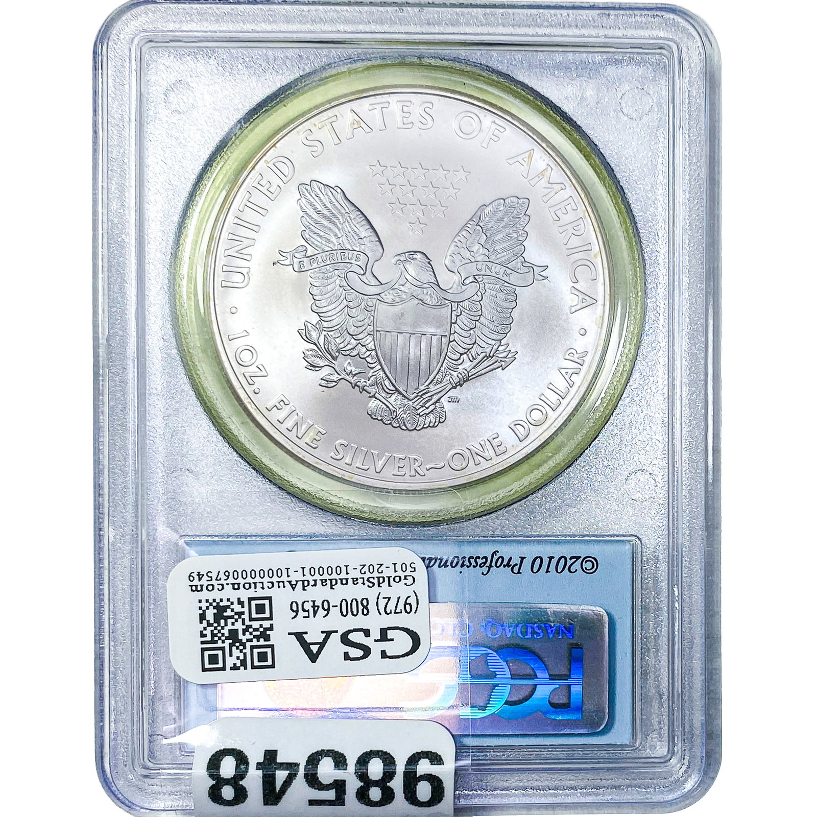 2010 Silver Eagle PCGS MS70 - 2