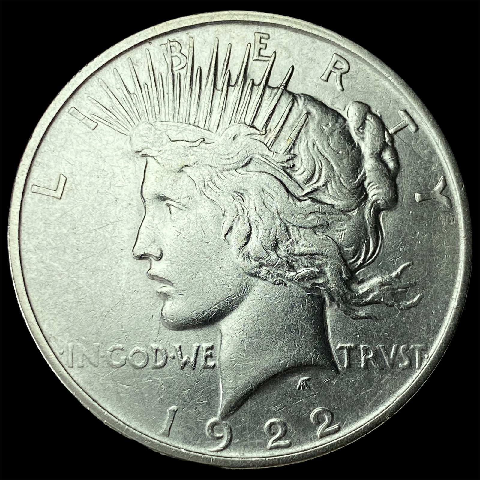 1922 Silver Peace Dollar CLOSELY UNCIRCULATED: 1922 Silver Peace Dollar CLOSELY UNCIRCULATED