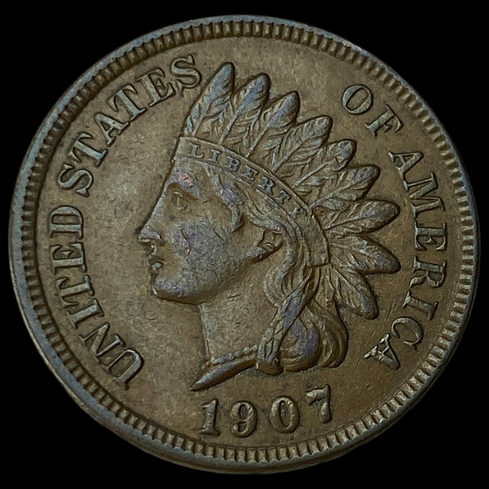 1907 RB Indian Head Cent UNCIRCULATED: 1907 RB Indian Head Cent UNCIRCULATED