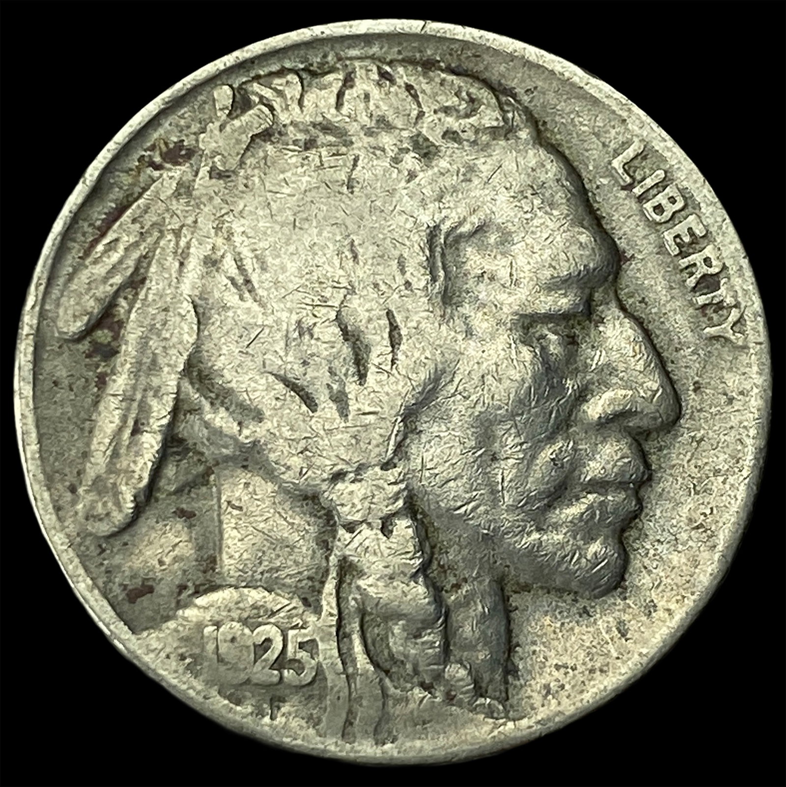 1925-S Buffalo Nickel LIGHTLY CIRCULATED: 1925-S Buffalo Nickel LIGHTLY CIRCULATED