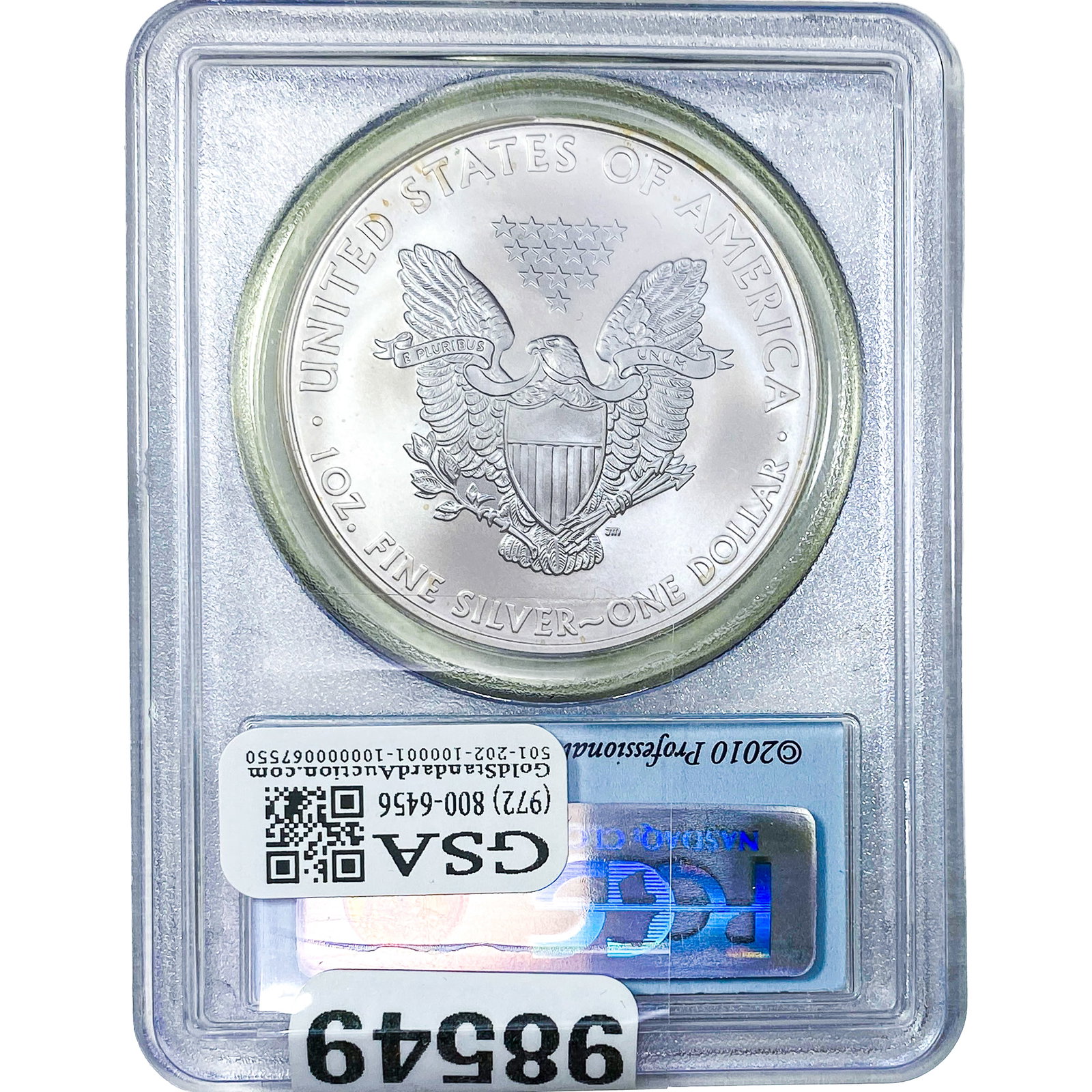2010 Silver Eagle PCGS MS70 - 2