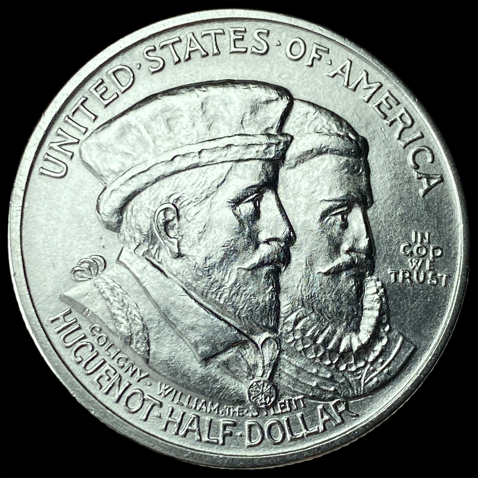 1924 Silver Huguenot-Walloon Half Dollar GEM BU: 1924 Silver Huguenot-Walloon Half Dollar GEM BU