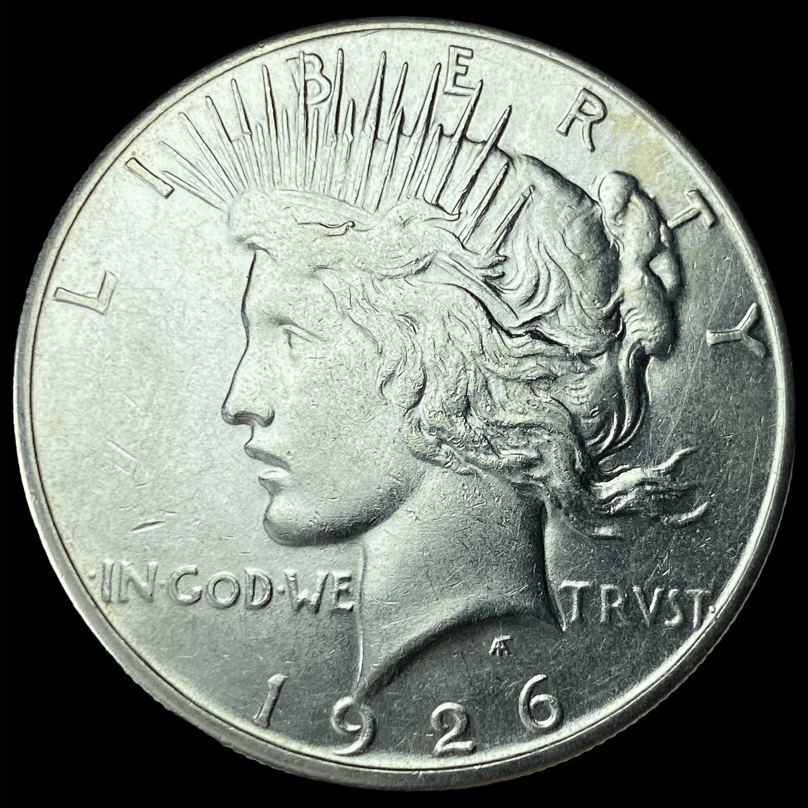 1926 Peace Silver Dollar CHOICE AU: 1926 Peace Silver Dollar CHOICE AU