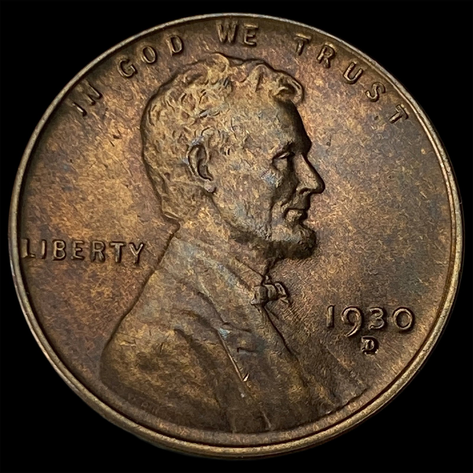 1930-D RD Lincoln Wheat Cent CHOICE BU: 1930-D RD Lincoln Wheat Cent CHOICE BU