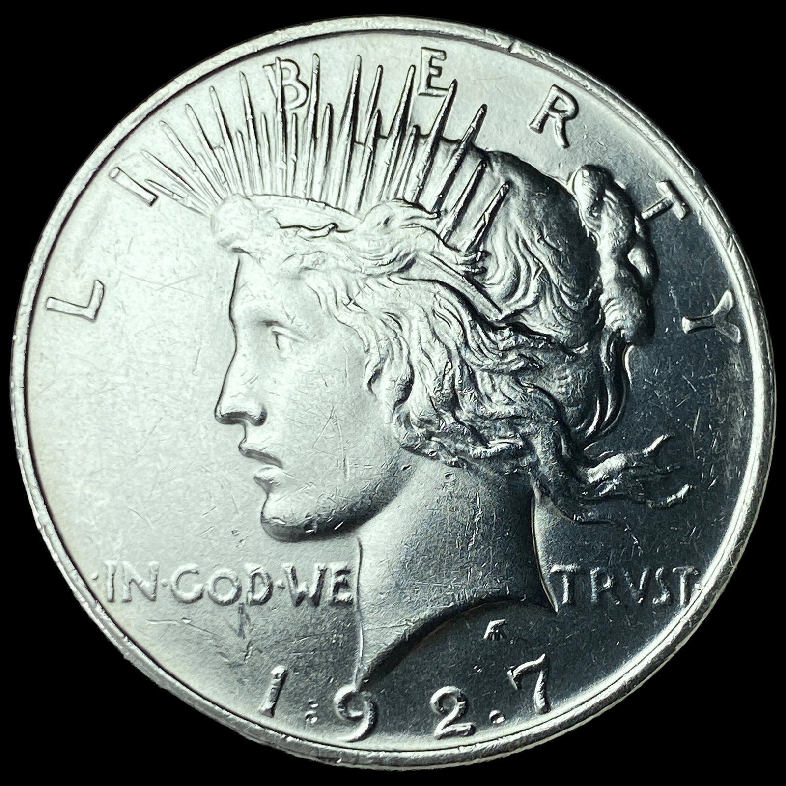 1927 Silver Peace Dollar UNCIRCULATED: 1927 Silver Peace Dollar UNCIRCULATED