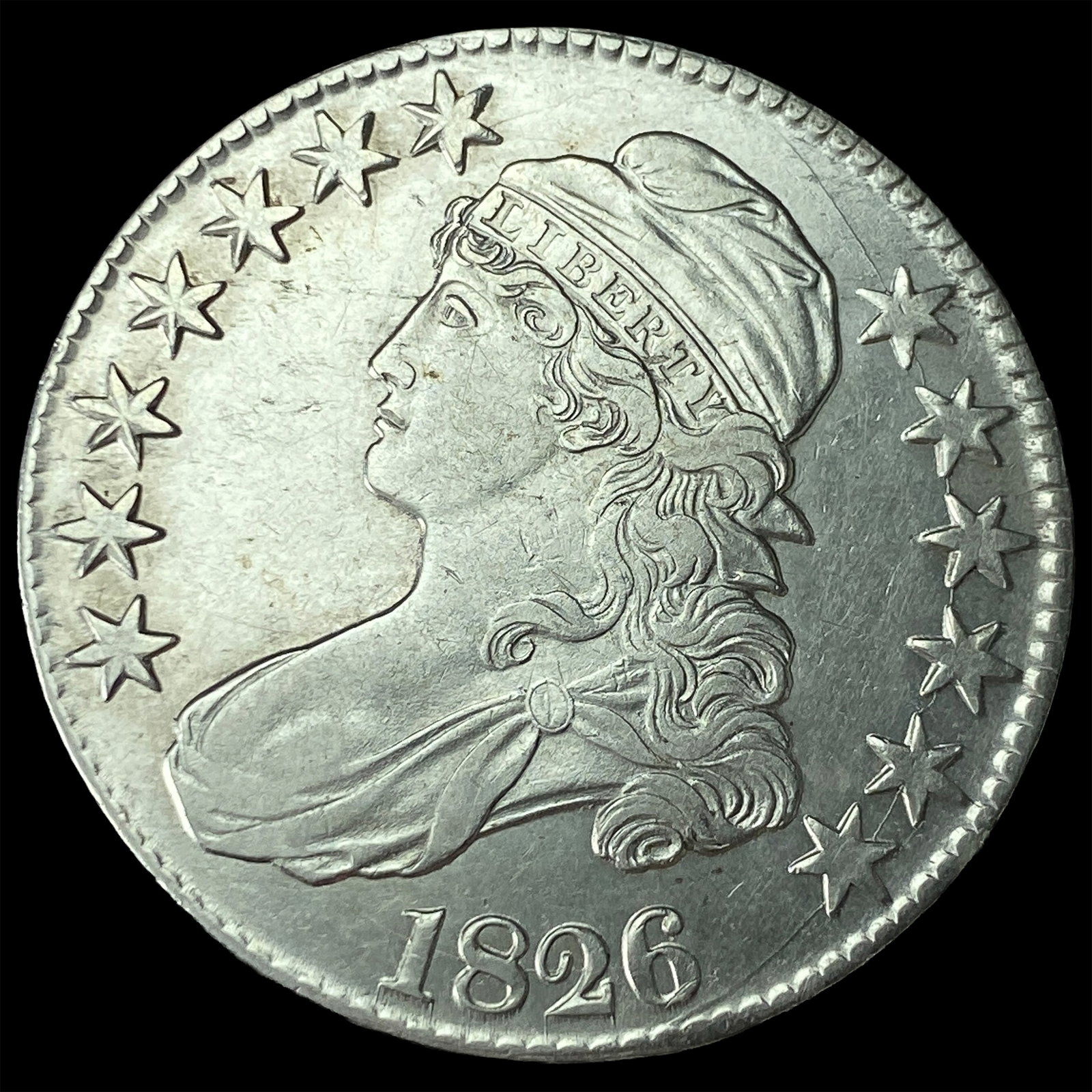 1826 Capped Bust Half Dollar UNCIRCULATED