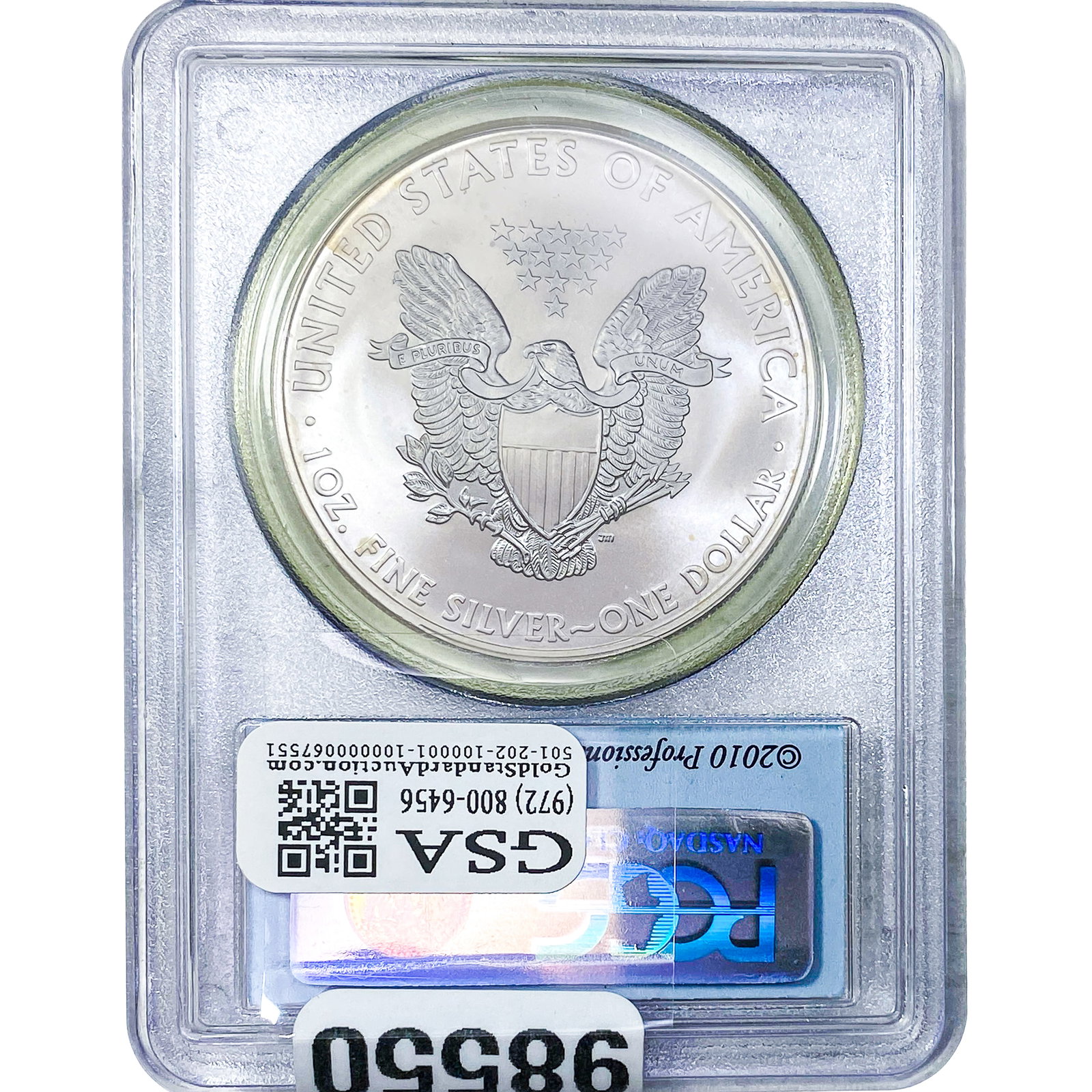 2010 Silver Eagle PCGS MS70 - 2