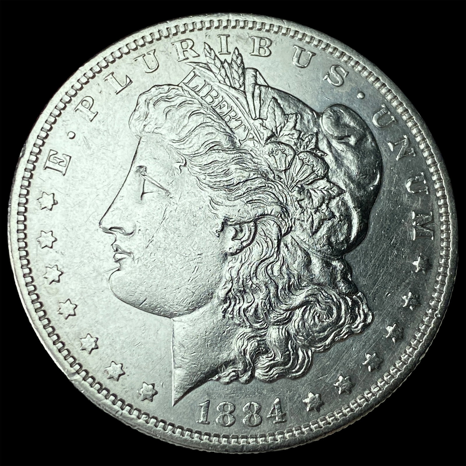1884-S Silver Morgan Dollar UNCIRCULATED: 1884-S Silver Morgan Dollar UNCIRCULATED