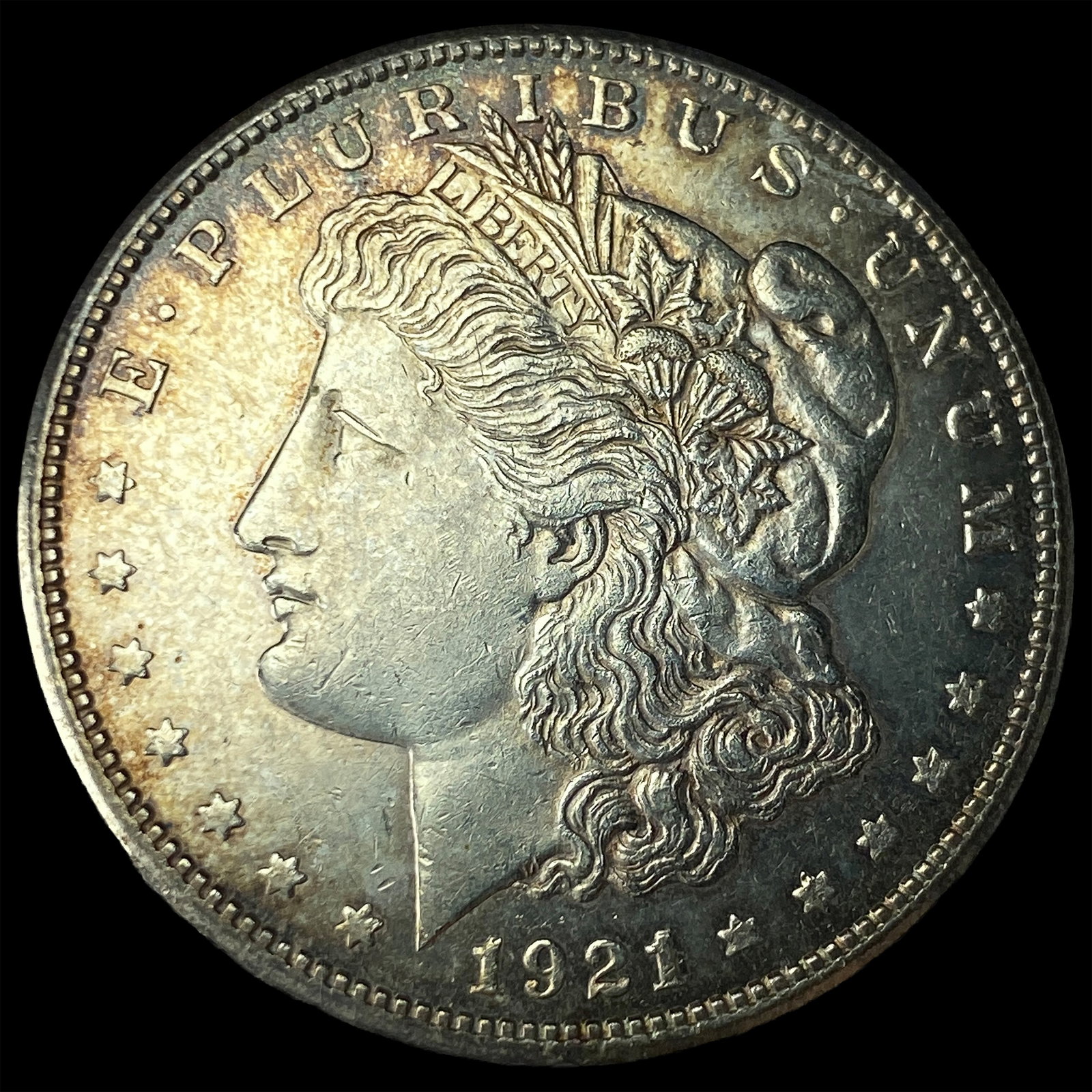 1921 Silver Morgan Dollar CHOICE AU: 1921 Silver Morgan Dollar CHOICE AU