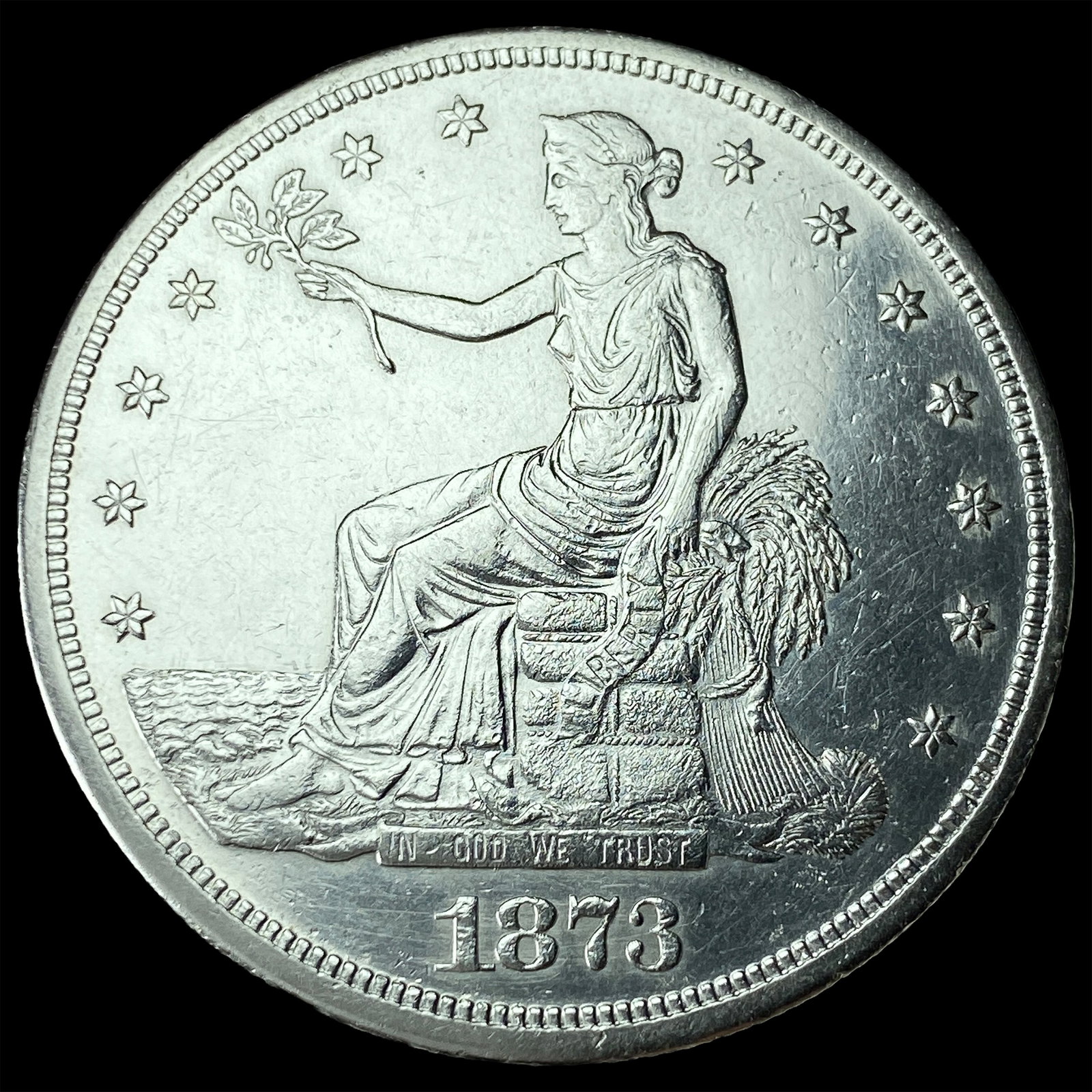 1873-S Silver Trade Dollar UNCIRCULATED: 1873-S Silver Trade Dollar UNCIRCULATED