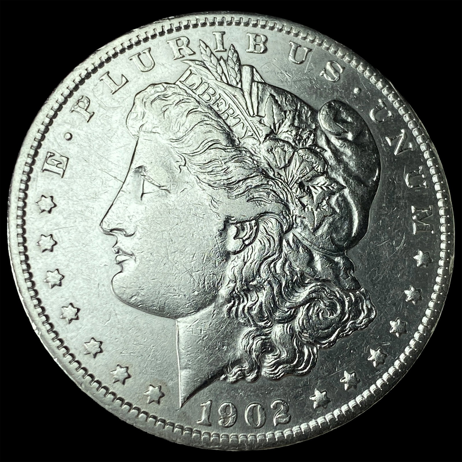 1902-S Silver Morgan Dollar CLOSELY UNCIRCULATED: 1902-S Silver Morgan Dollar CLOSELY UNCIRCULATED