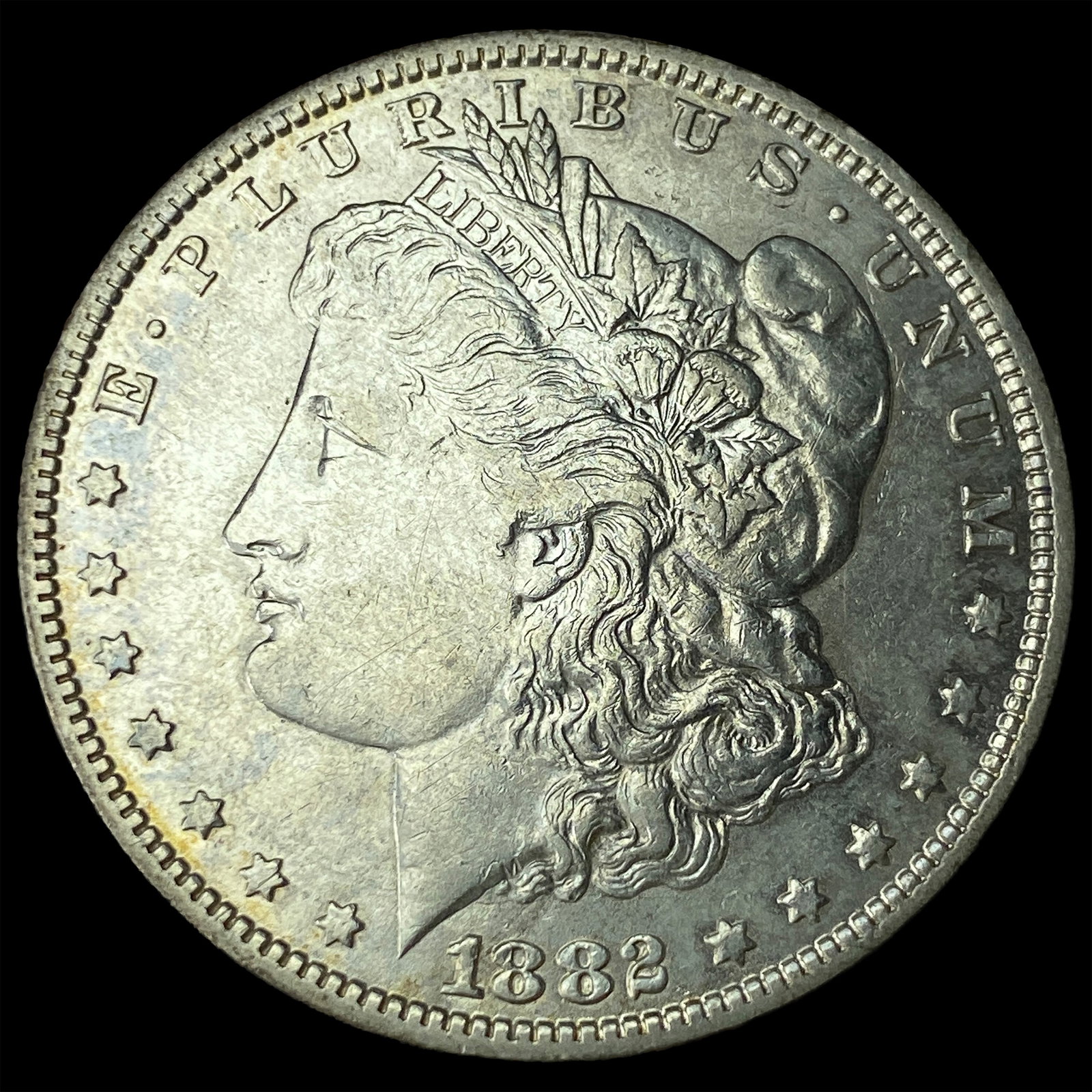 1882-O Silver Morgan Dollar NEARLY UNCIRCULATED: 1882-O Silver Morgan Dollar NEARLY UNCIRCULATED