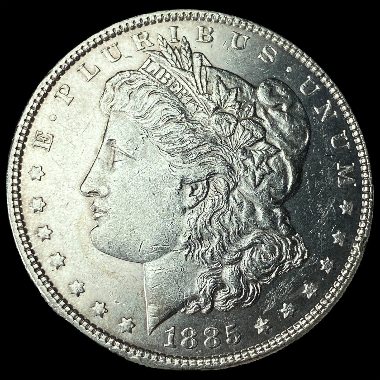 1885 Silver Morgan Dollar UNCIRCULATED: 1885 Silver Morgan Dollar UNCIRCULATED