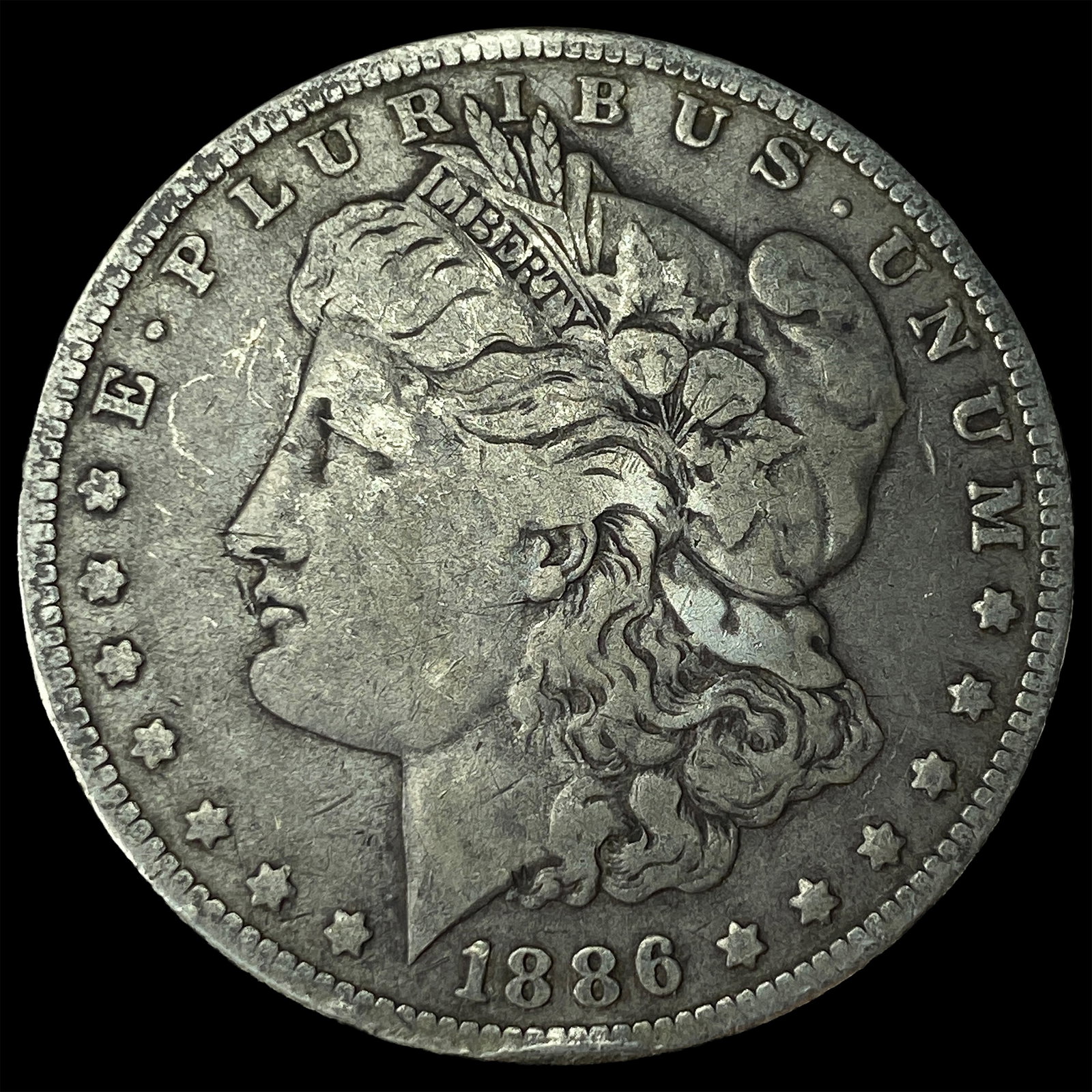 1886-O Silver Morgan Dollar NEARLY UNCIRCULATED: 1886-O Silver Morgan Dollar NEARLY UNCIRCULATED