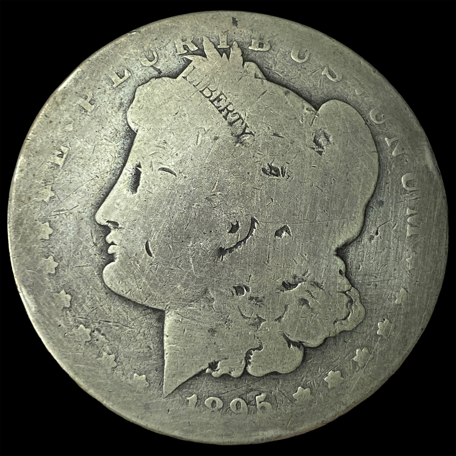 1895-S Morgan Silver Dollar NICELY CIRCULATED: 1895-S Morgan Silver Dollar NICELY CIRCULATED