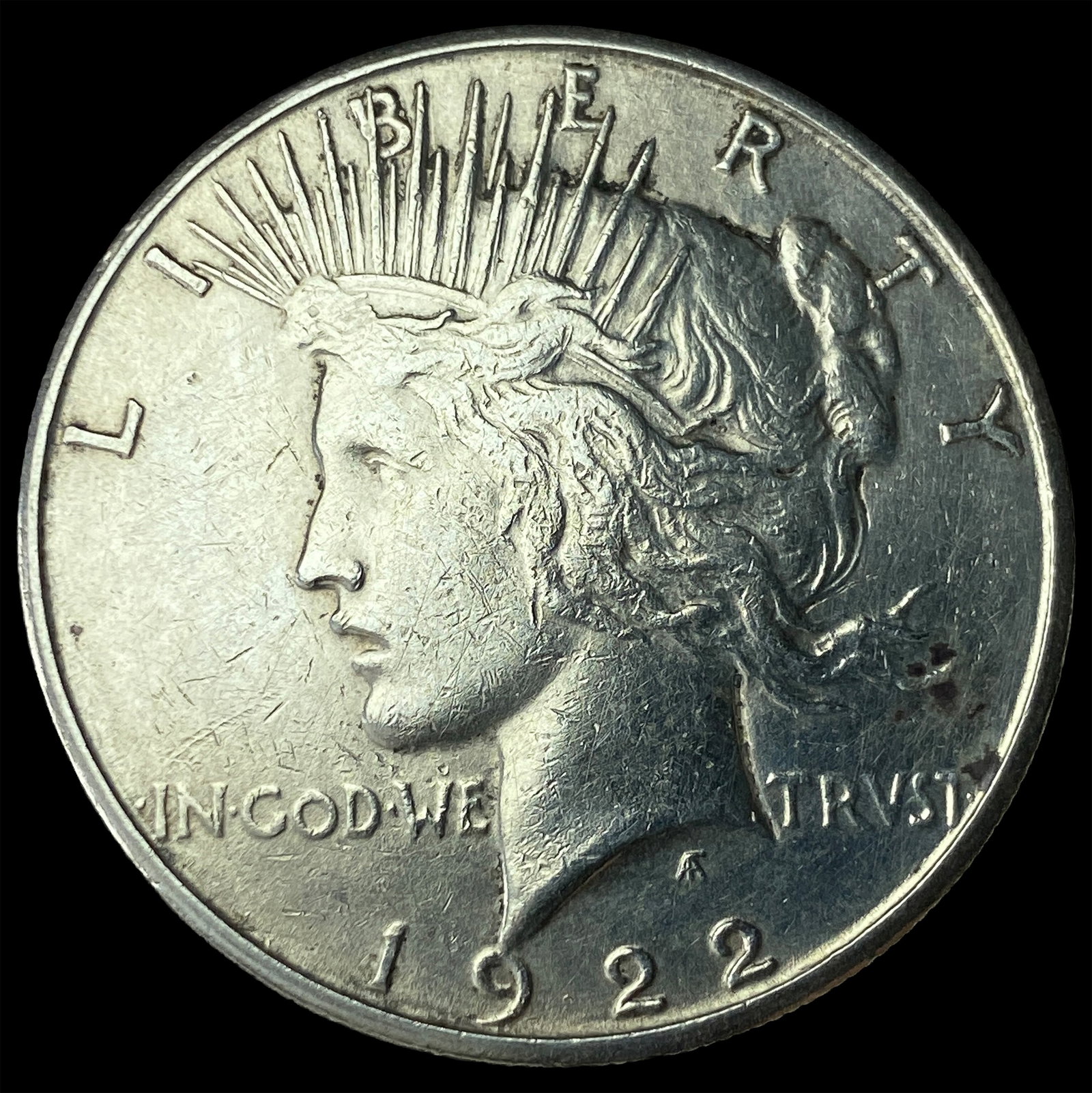 1922-S Silver Peace Dollar UNCIRCULATED: 1922-S Silver Peace Dollar UNCIRCULATED