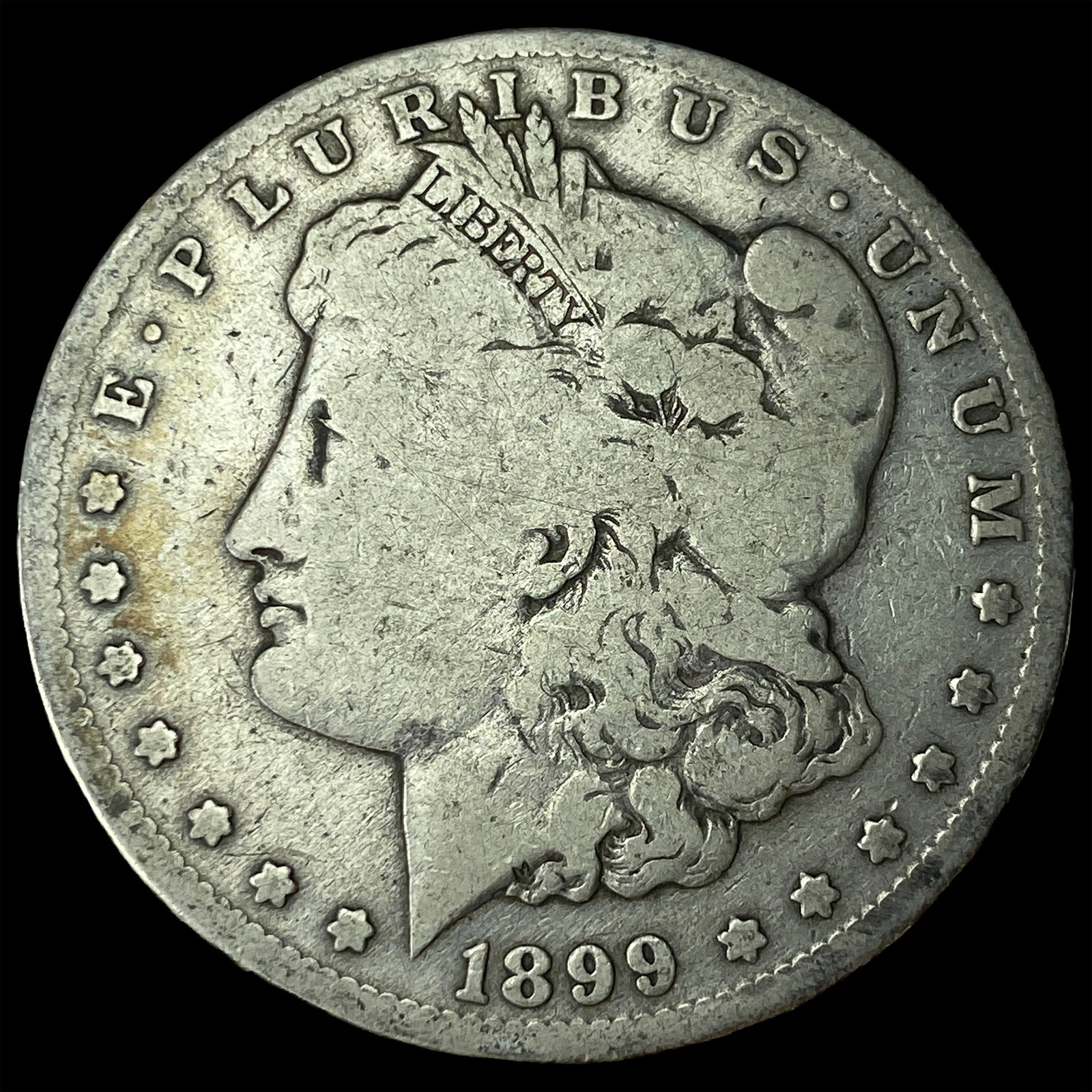1899-S Silver Morgan Dollar NICELY CIRCULATED: 1899-S Silver Morgan Dollar NICELY CIRCULATED