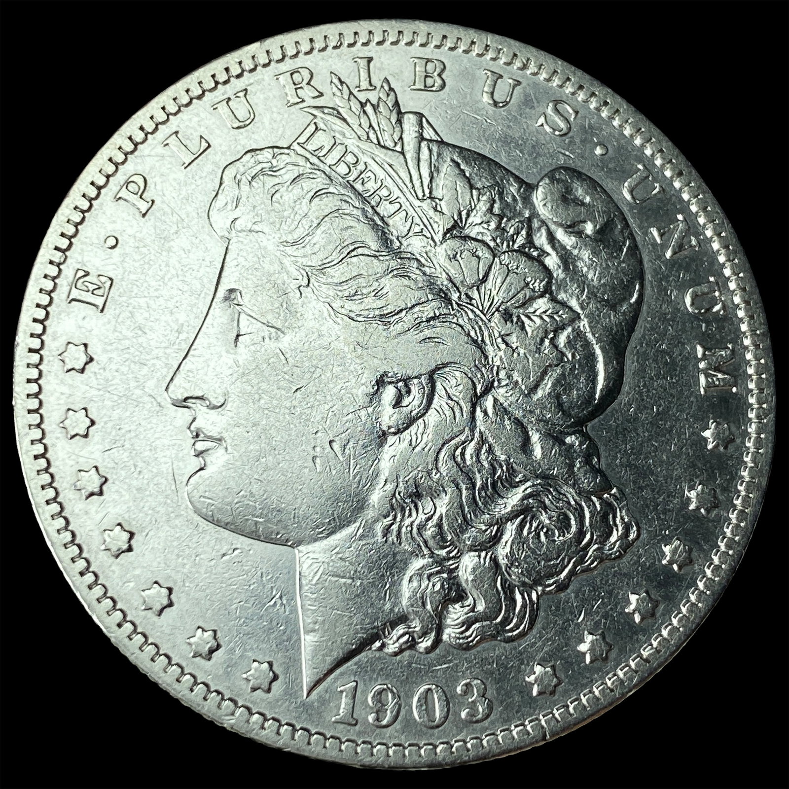1903-S Silver Morgan Dollar NEARLY UNCIRCULATED: 1903-S Silver Morgan Dollar NEARLY UNCIRCULATED