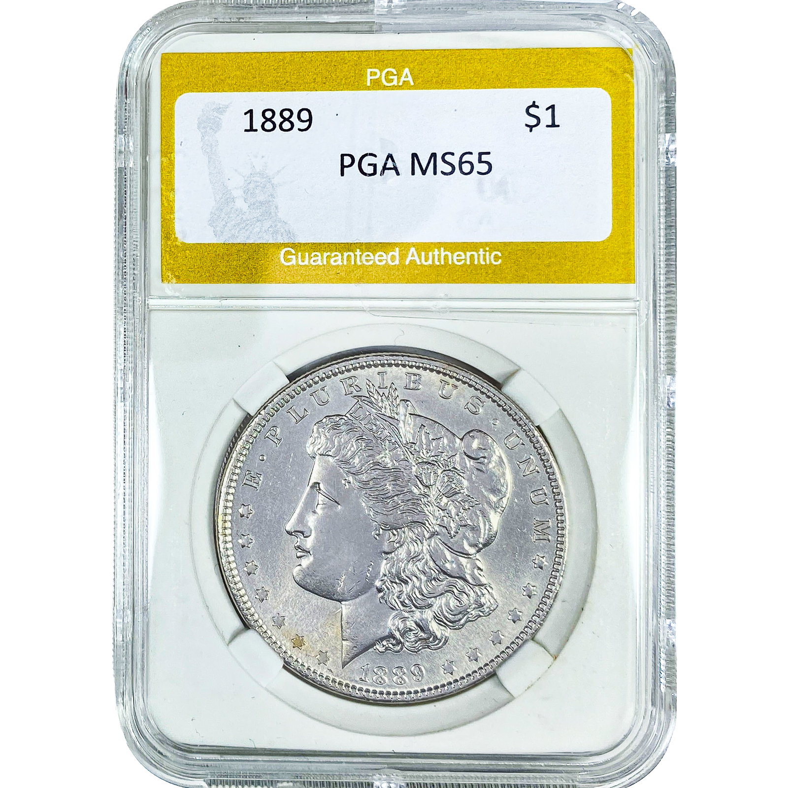 1889 Morgan Silver Dollar PGA MS65