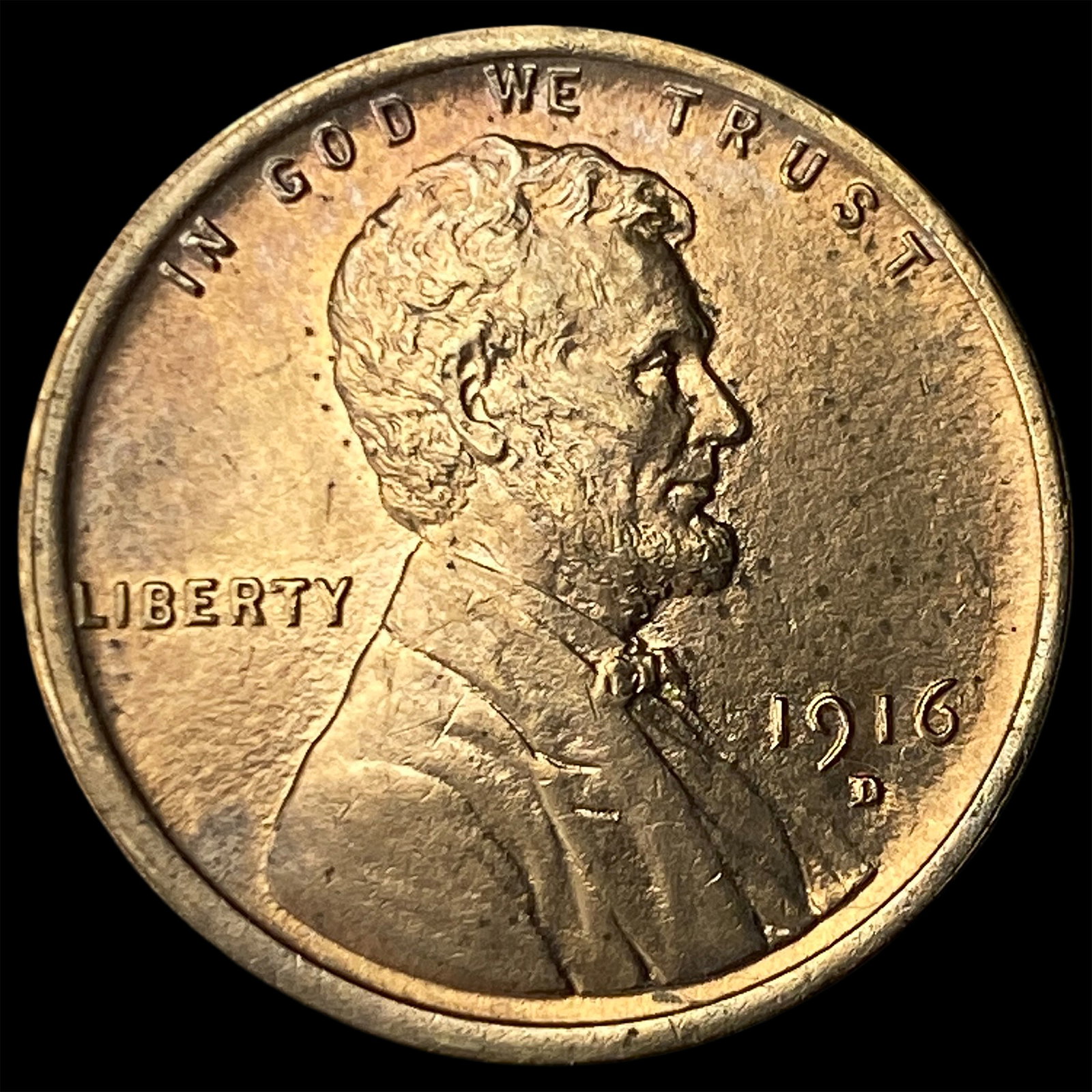1916-D RD Lincoln Wheat Cent UNCIRCULATED: 1916-D RD Lincoln Wheat Cent UNCIRCULATED