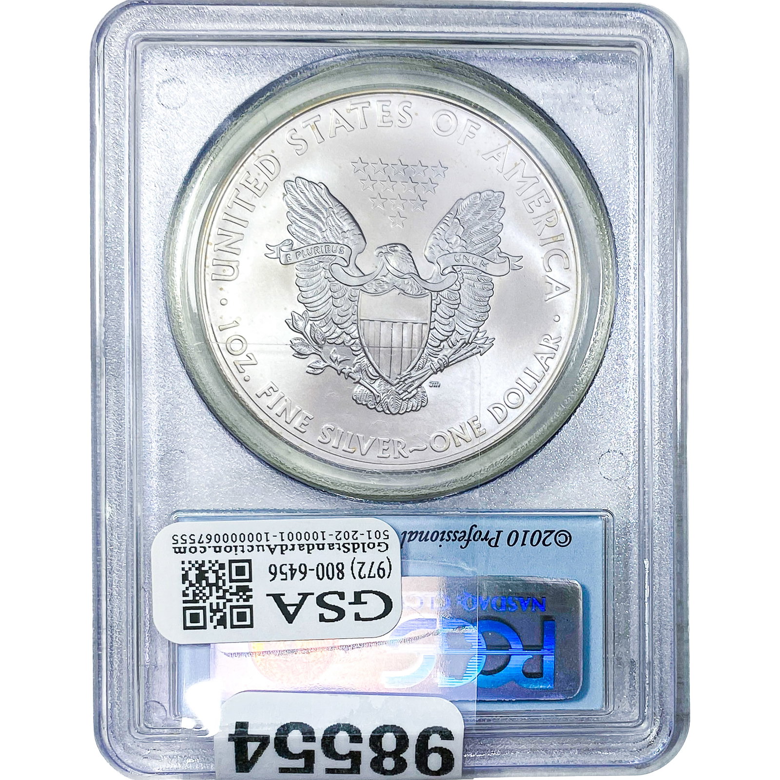 2010 Silver Eagle PCGS MS70 - 2