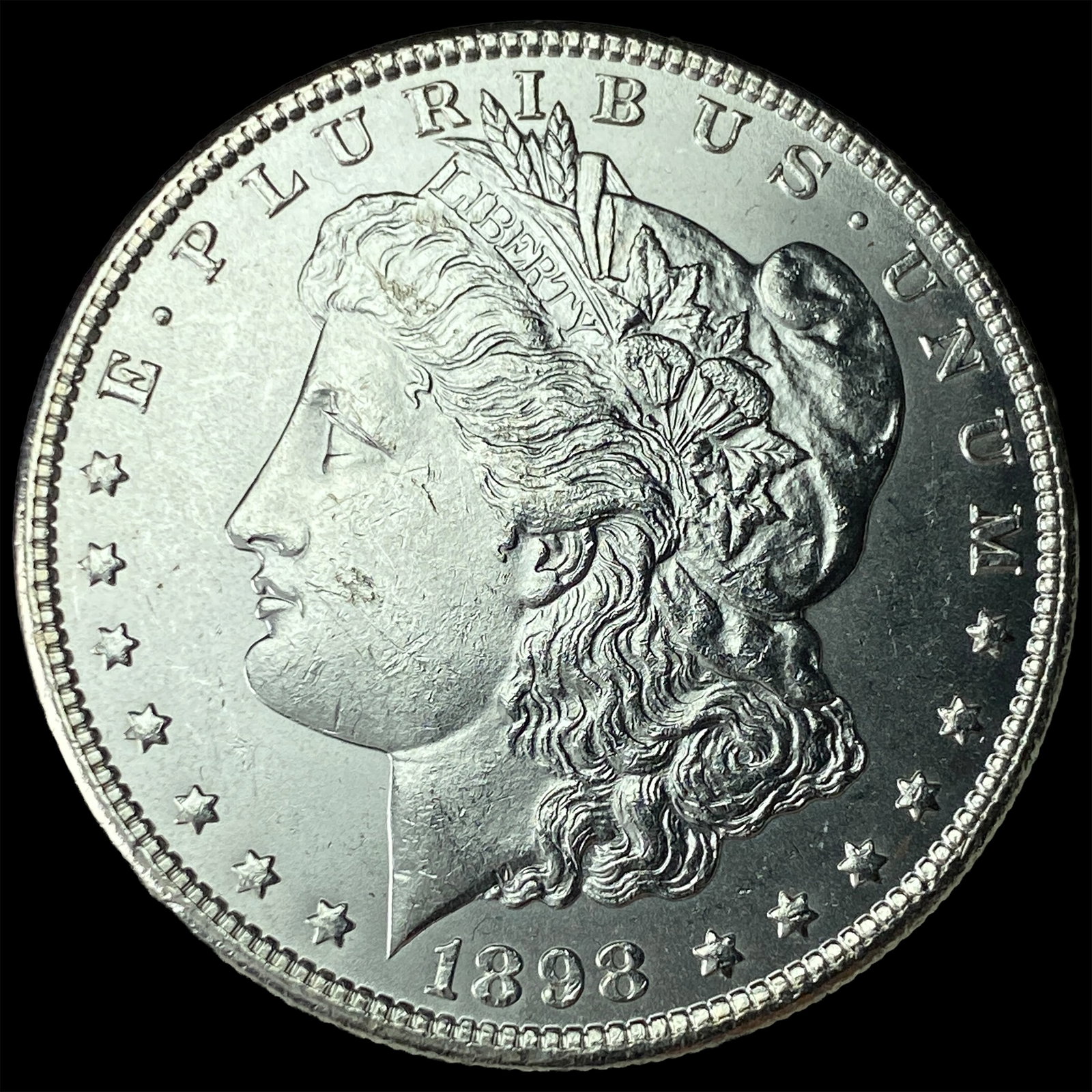1898-O Silver Morgan Dollar CHOICE BU: 1898-O Silver Morgan Dollar CHOICE BU