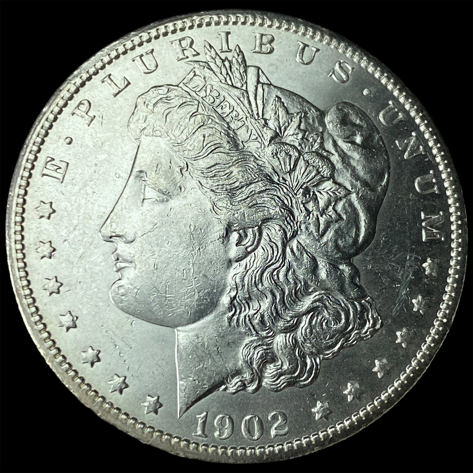 1902-O Silver Morgan Dollar CHOICE BU: 1902-O Silver Morgan Dollar CHOICE BU