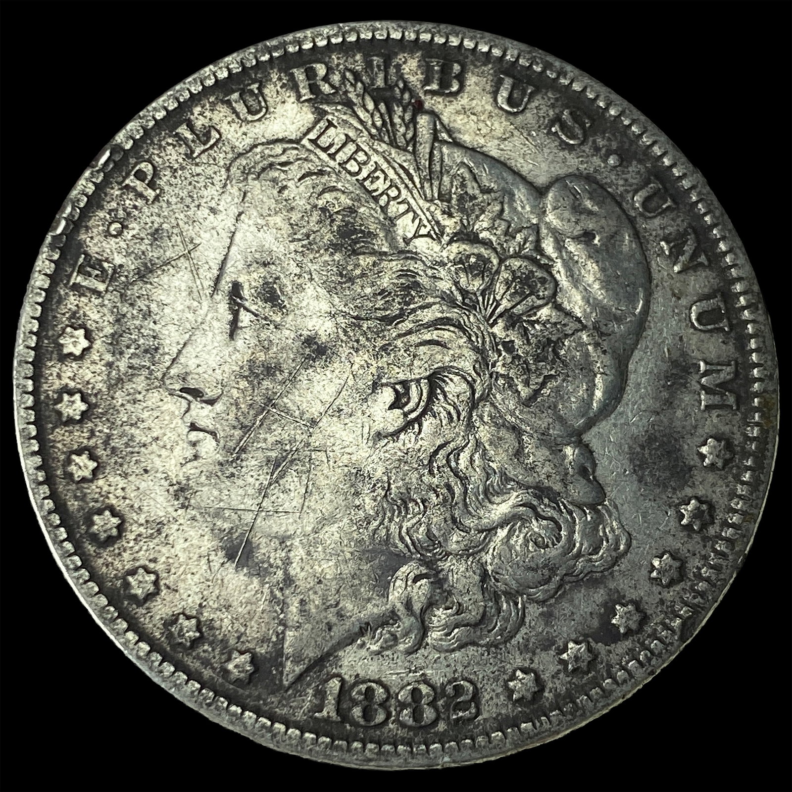 1882 Morgan Silver Dollar CLOSELY UNCIRCULATED: 1882 Morgan Silver Dollar CLOSELY UNCIRCULATED