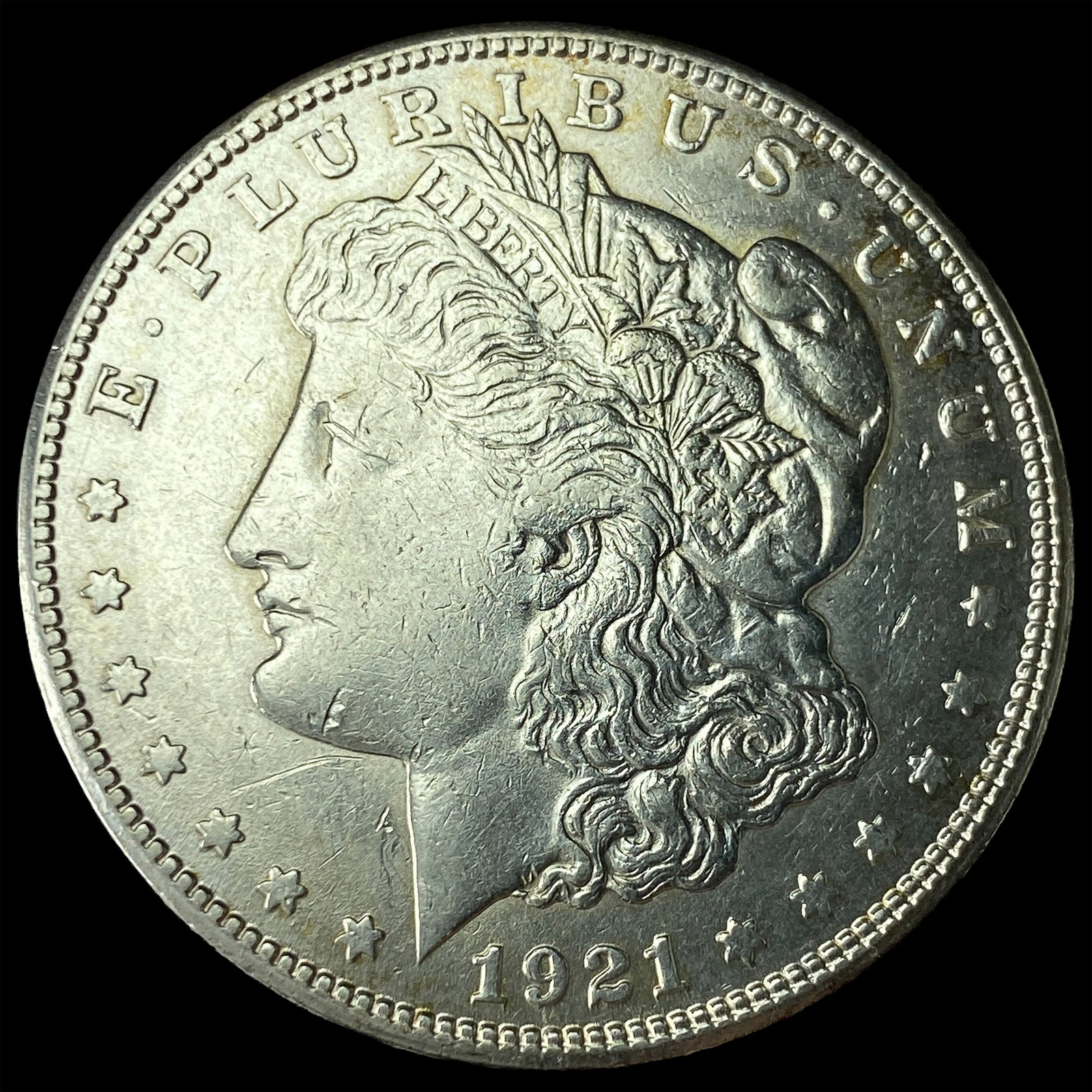 1921-S Silver Morgan Dollar CHOICE BU: 1921-S Silver Morgan Dollar CHOICE BU