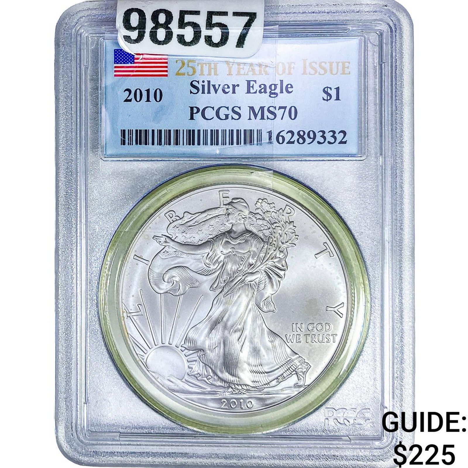 2010 Silver Eagle PCGS MS70 (1 of 2)