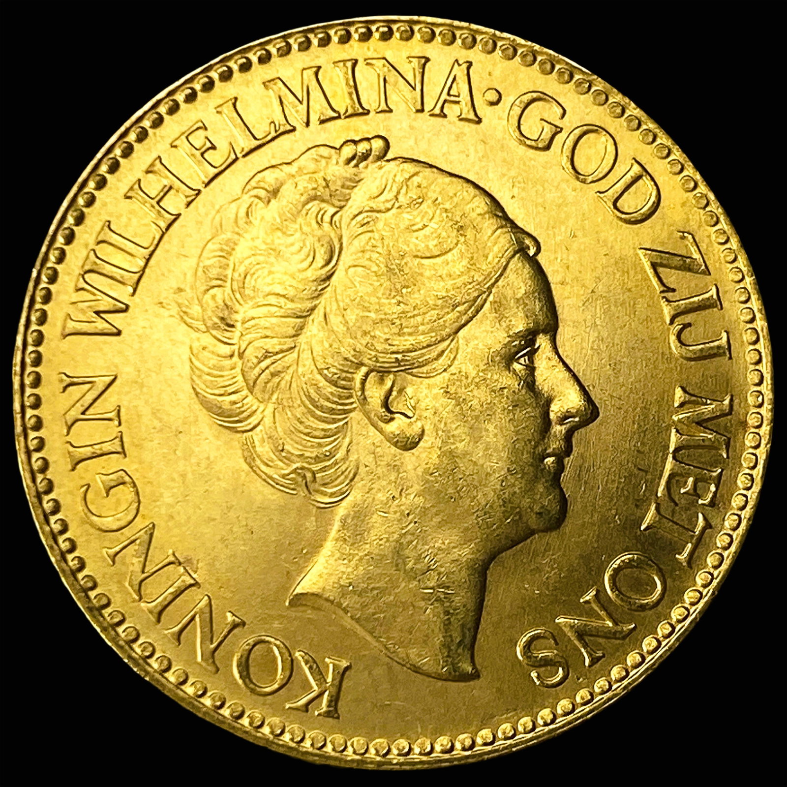 1932 Netherlands Gold 10 Gulden GEM BU (1 of 2)