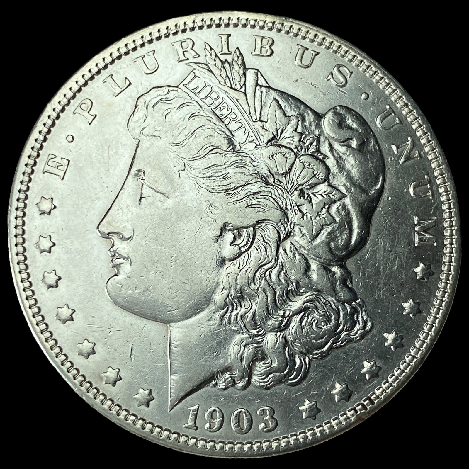 1903 Morgan Silver Dollar NEARLY UNCIRCULATED: 1903 Morgan Silver Dollar NEARLY UNCIRCULATED