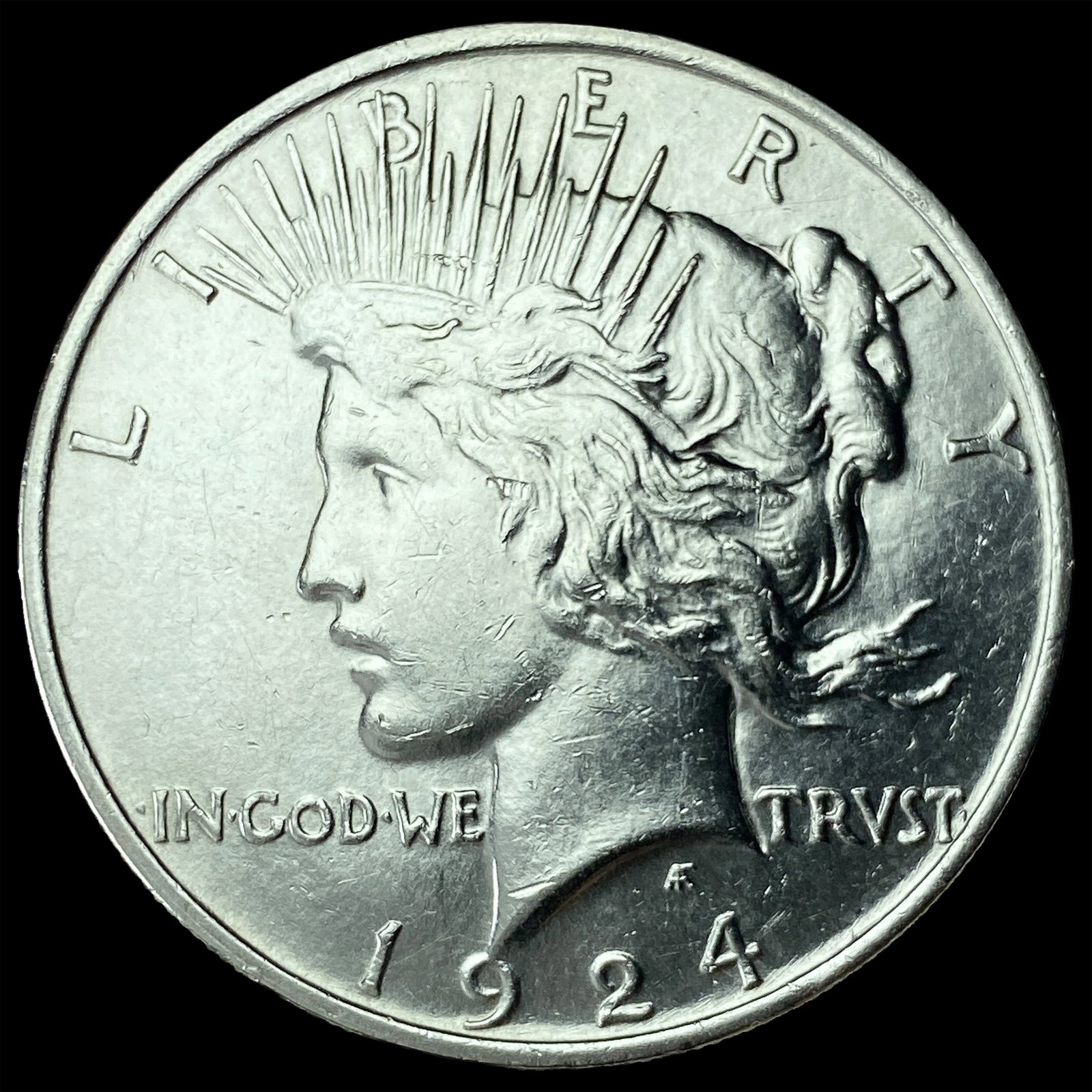 1924 Peace Silver Dollar UNCIRCULATED: 1924 Peace Silver Dollar UNCIRCULATED
