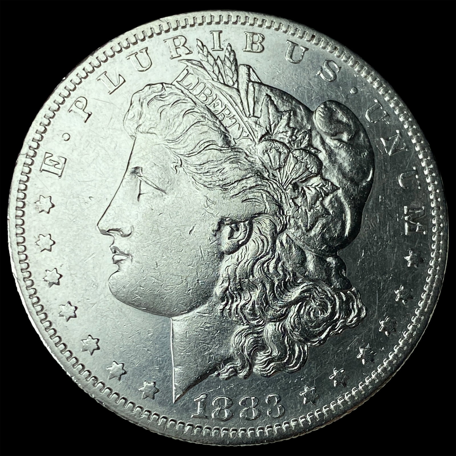 1883-S Silver Morgan Dollar CHOICE AU: 1883-S Silver Morgan Dollar CHOICE AU